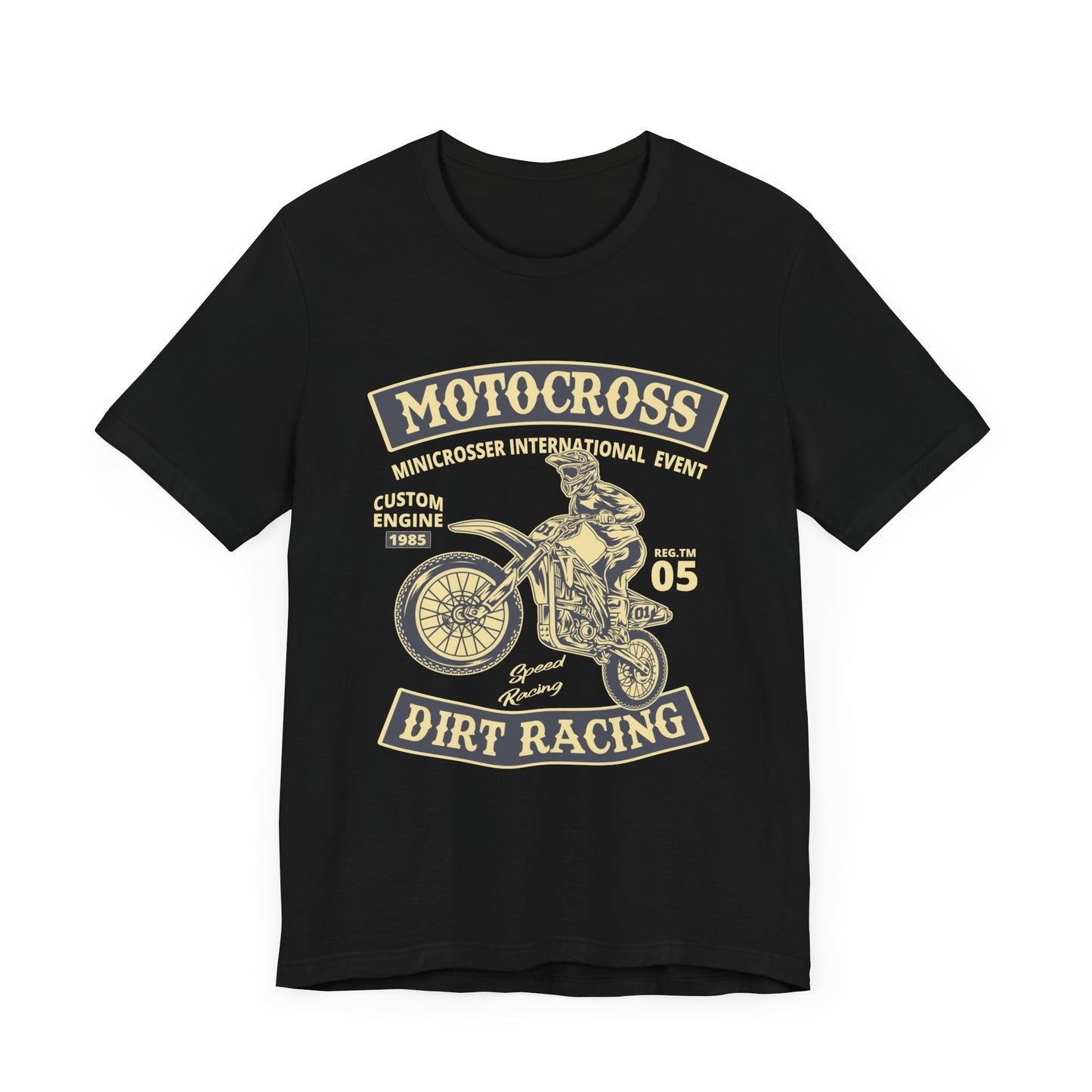 Motocross, Dirt Racing - Unisex Jersey Short Sleeve Tee - 13147