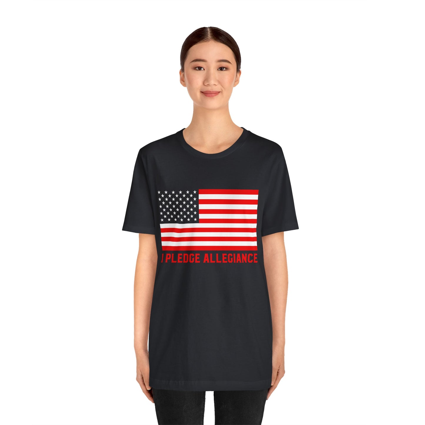 Patriotic Pledge Tee, Unisex T-Shirt for Celebrating Freedom, Independence Day Shirt Gift for Patriots - 13697