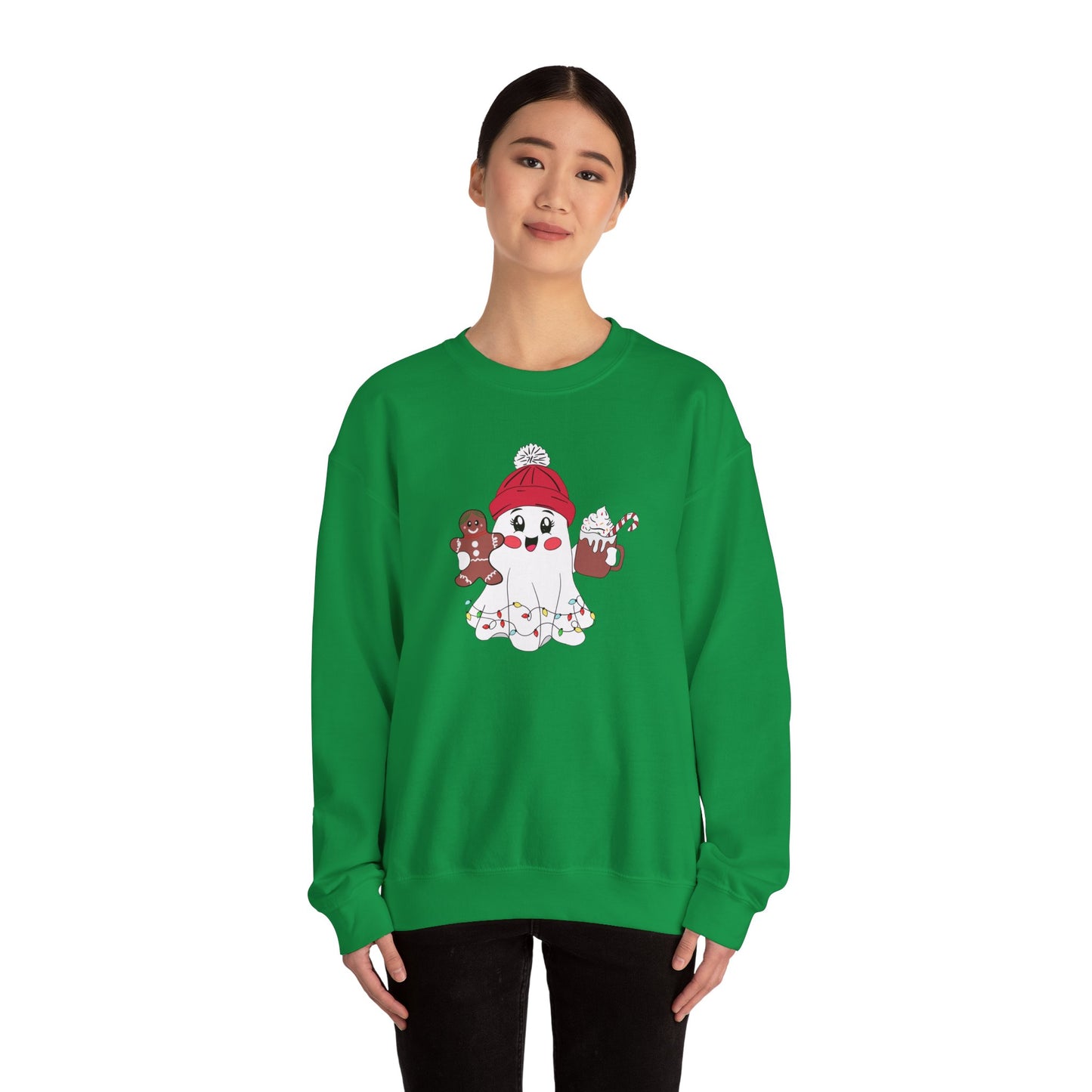 Christmas Ghost - Unisex Heavy Blend™ Crewneck Sweatshirt - 10394