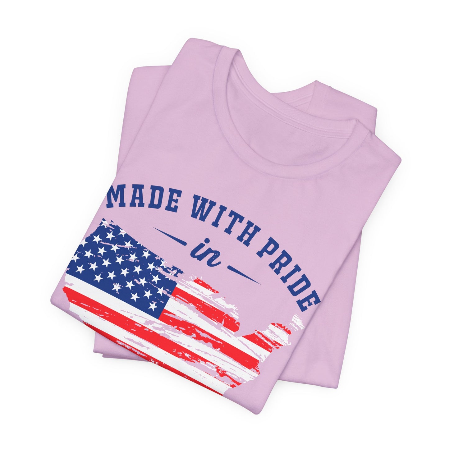 American Pride Unisex Tee, Patriotic Shirt, USA Pride Tee, Independence Day Apparel, Gift for Veterans, Summer Fashion - 13693