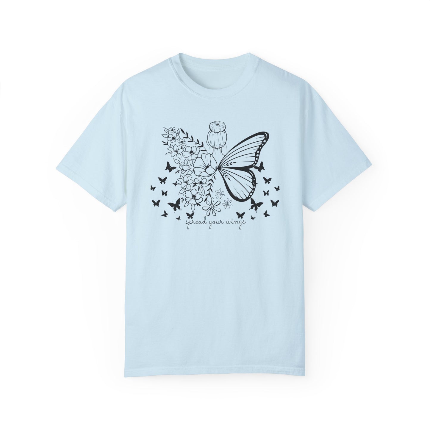 Butterfly, Embrace the Beauty of Nature - Unisex Garment-Dyed T-shirt - 10330