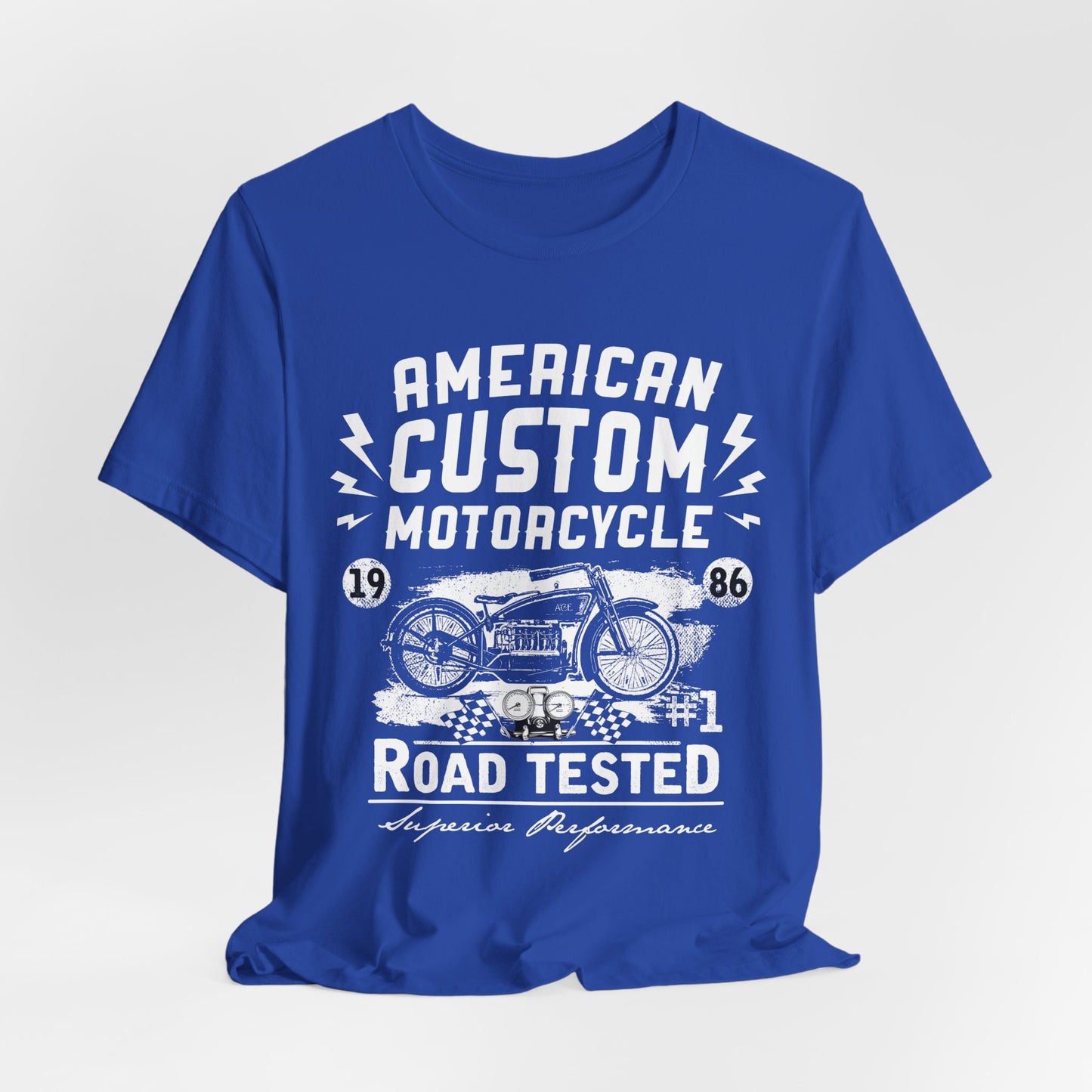 American Custom Motorcycle - Unisex Jersey Short Sleeve Tee - 13402