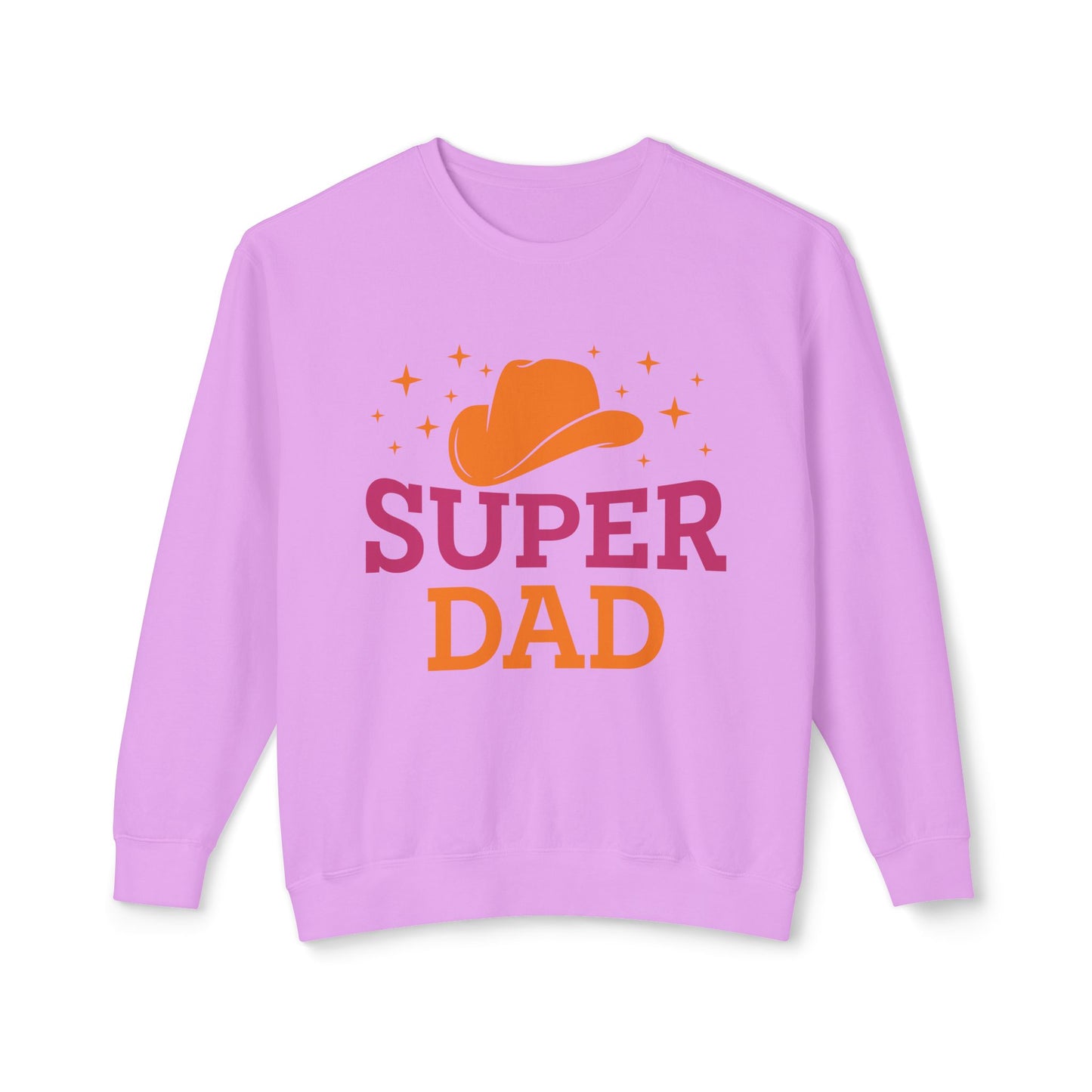 Super Dad Unisex Lightweight Crewneck Sweatshirt | Perfect Gift for Father's Day - 12907