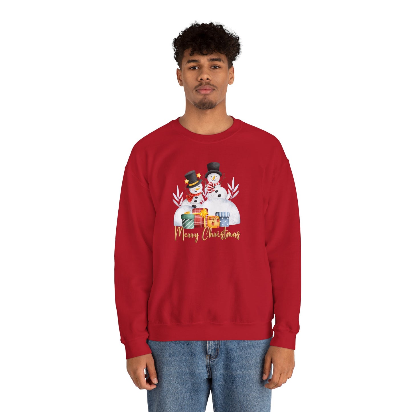 Snowmen - Unisex Heavy Blend™ Crewneck Sweatshirt - 10029