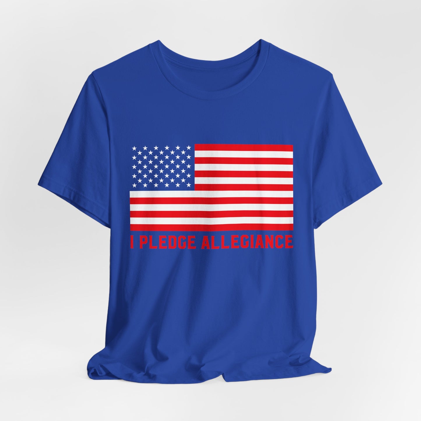 Patriotic Pledge Tee, Unisex T-Shirt for Celebrating Freedom, Independence Day Shirt Gift for Patriots - 13697