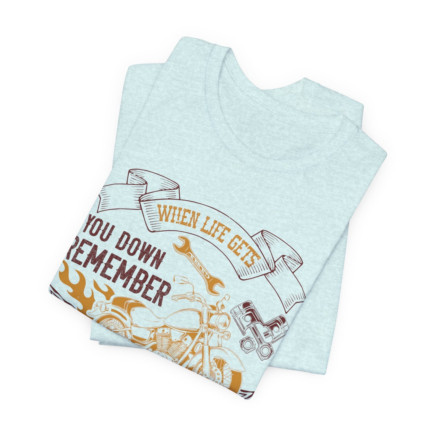 When Life Gets You Down, Remember It's Only One Down and the Rest is Up - Unisex Jersey Short Sleeve Tee - 14102