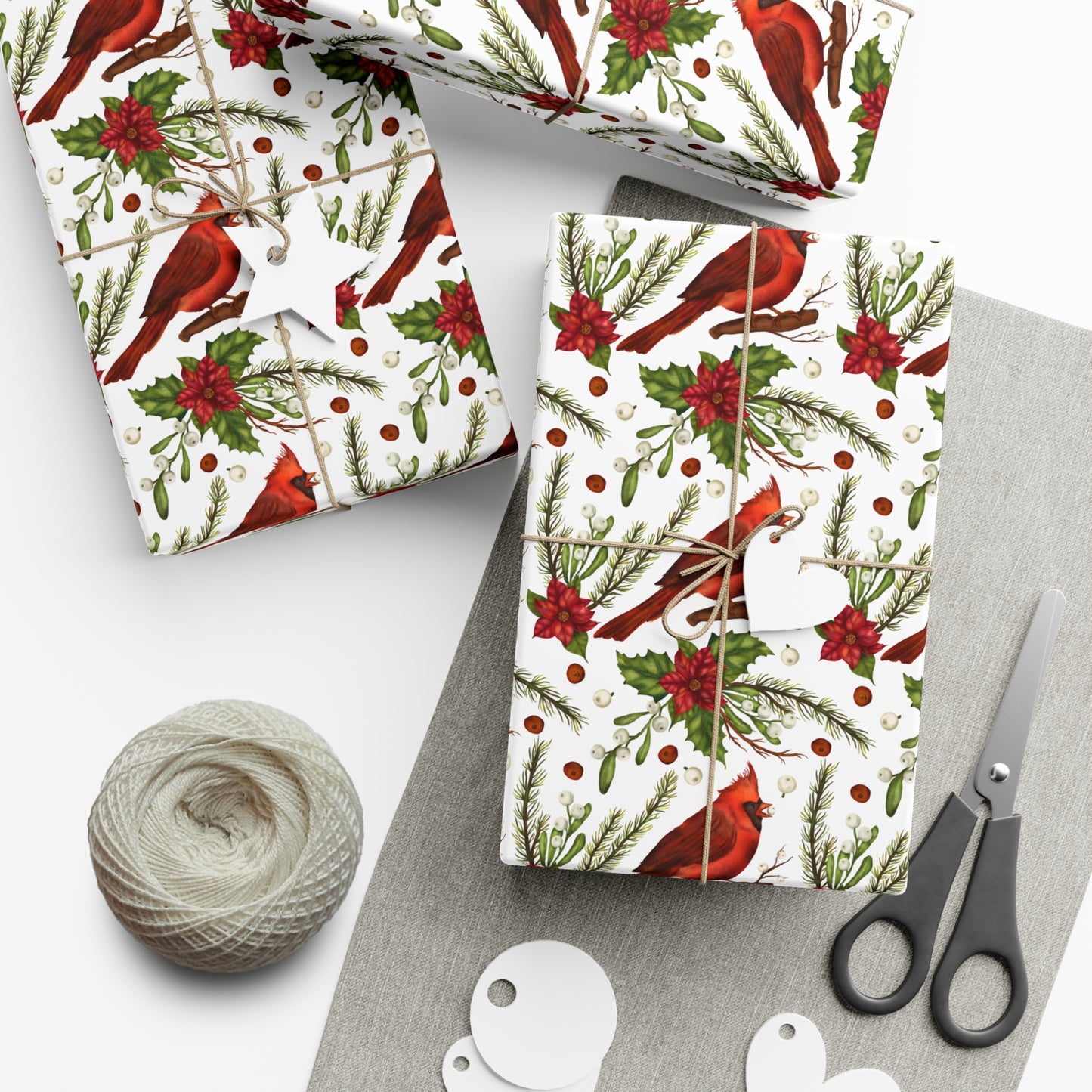 Christmas Bird - Gift Wrap Papers - 10330