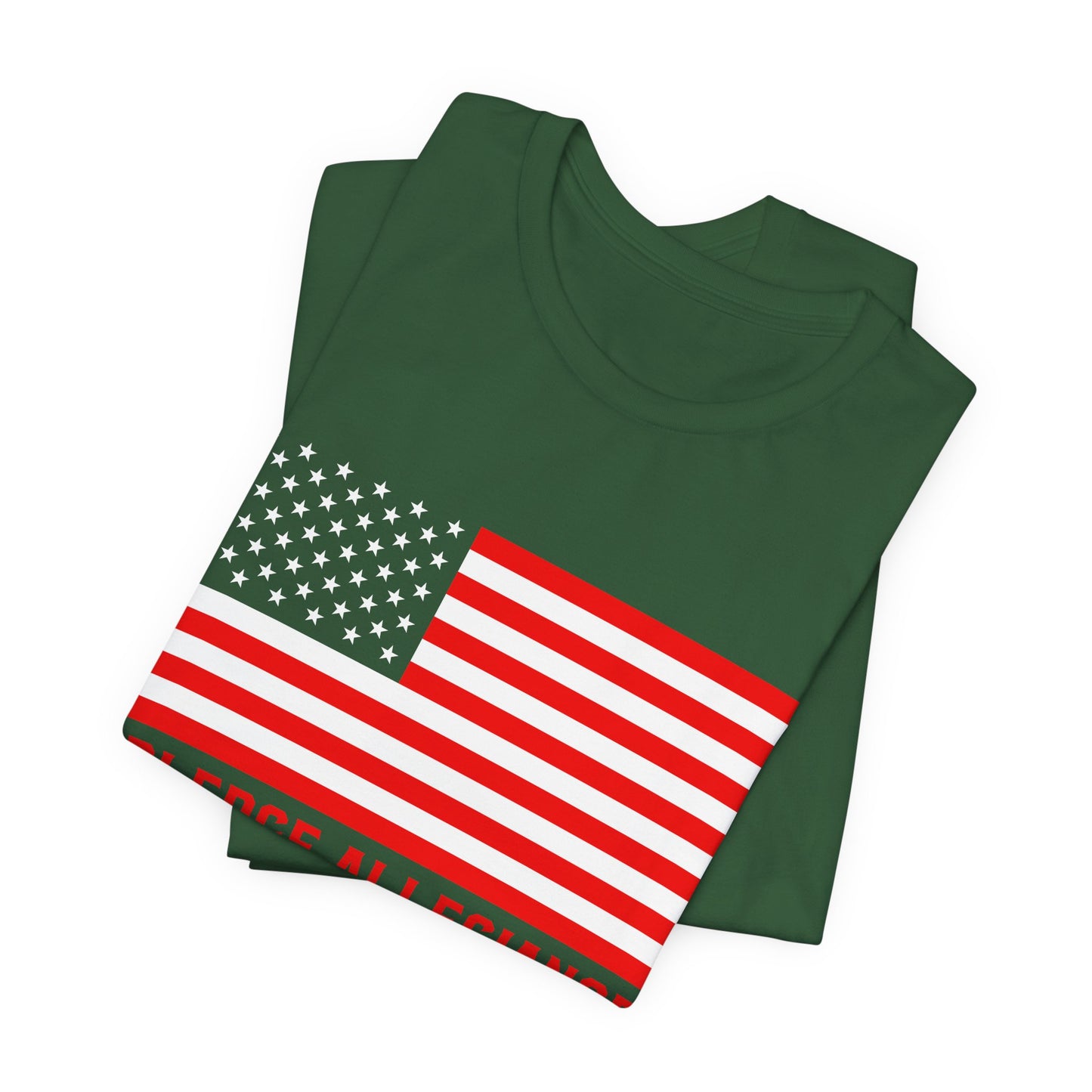 Patriotic Pledge Tee, Unisex T-Shirt for Celebrating Freedom, Independence Day Shirt Gift for Patriots - 13697