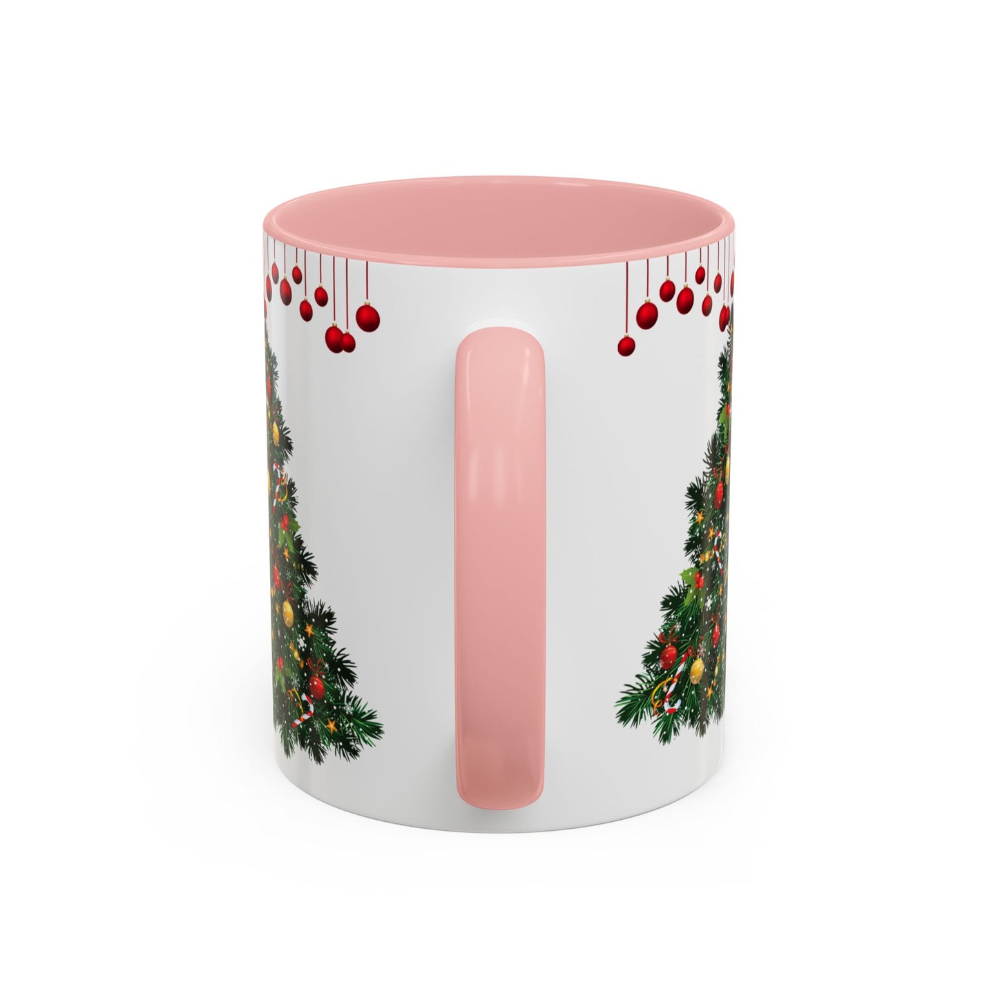 Merry Christmas - Accent Coffee Mug (11, 15oz)