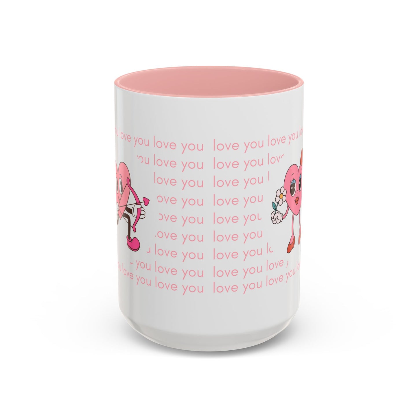 Valentine's, Love You - Accent Coffee Mug (11, 15oz) - 11471