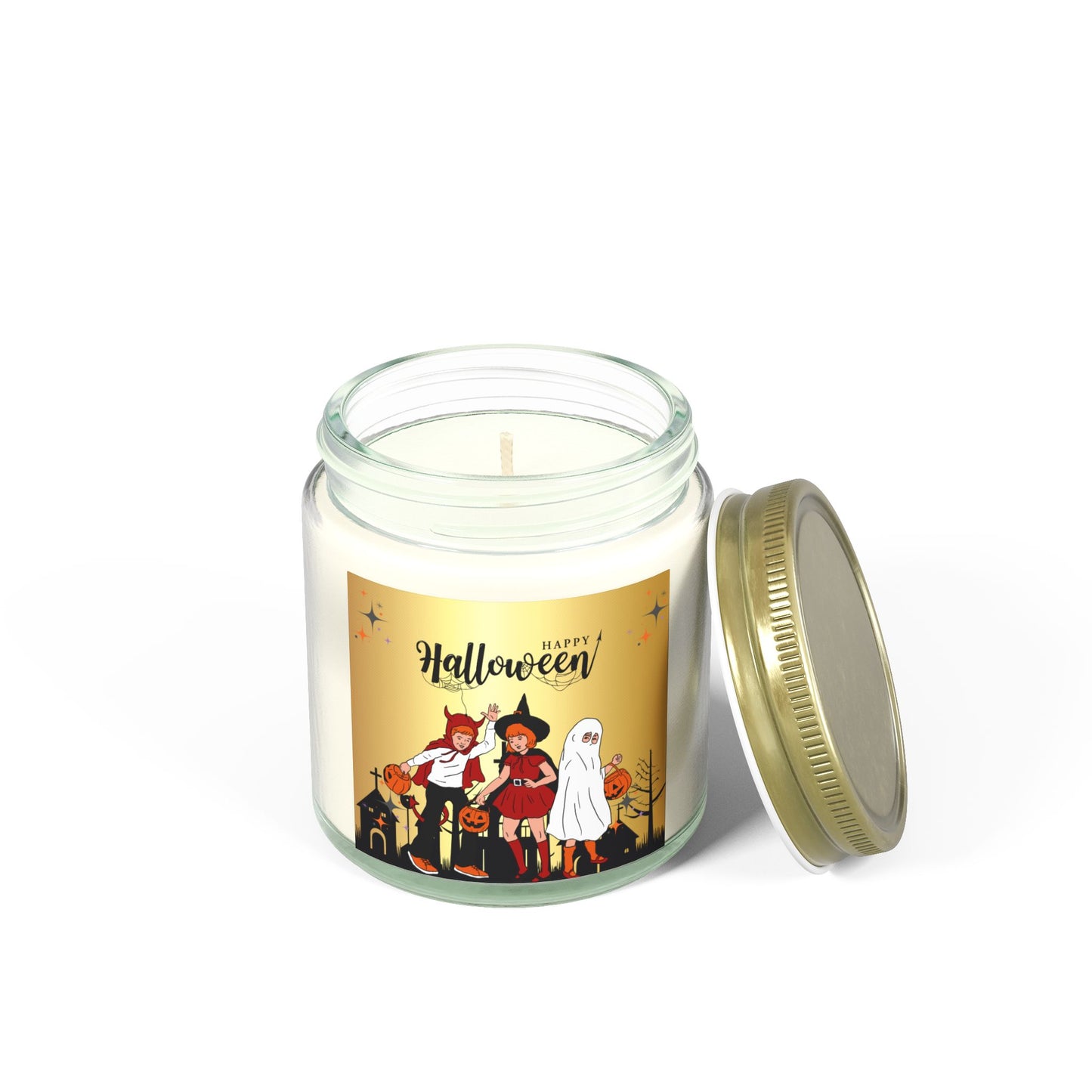 Kids, Happy Halloween - Coconut Apricot Wax (4oz, 9oz)