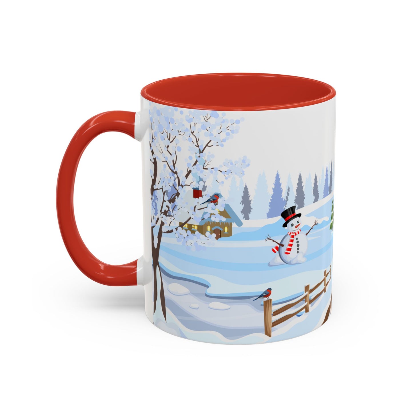 Winter Day Outside - Accent Coffee Mug (11, 15oz) - 10453