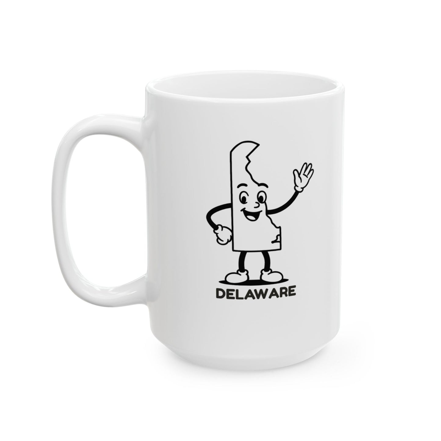 "Delaware: Small in size, big in personality." Ceramic Mug, 11/15oz - 14117