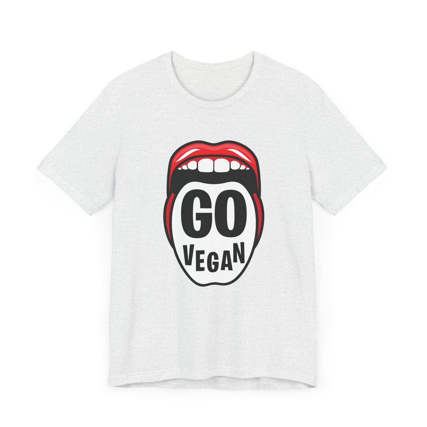 Go Vegan - Unisex Jersey Short Sleeve Tee