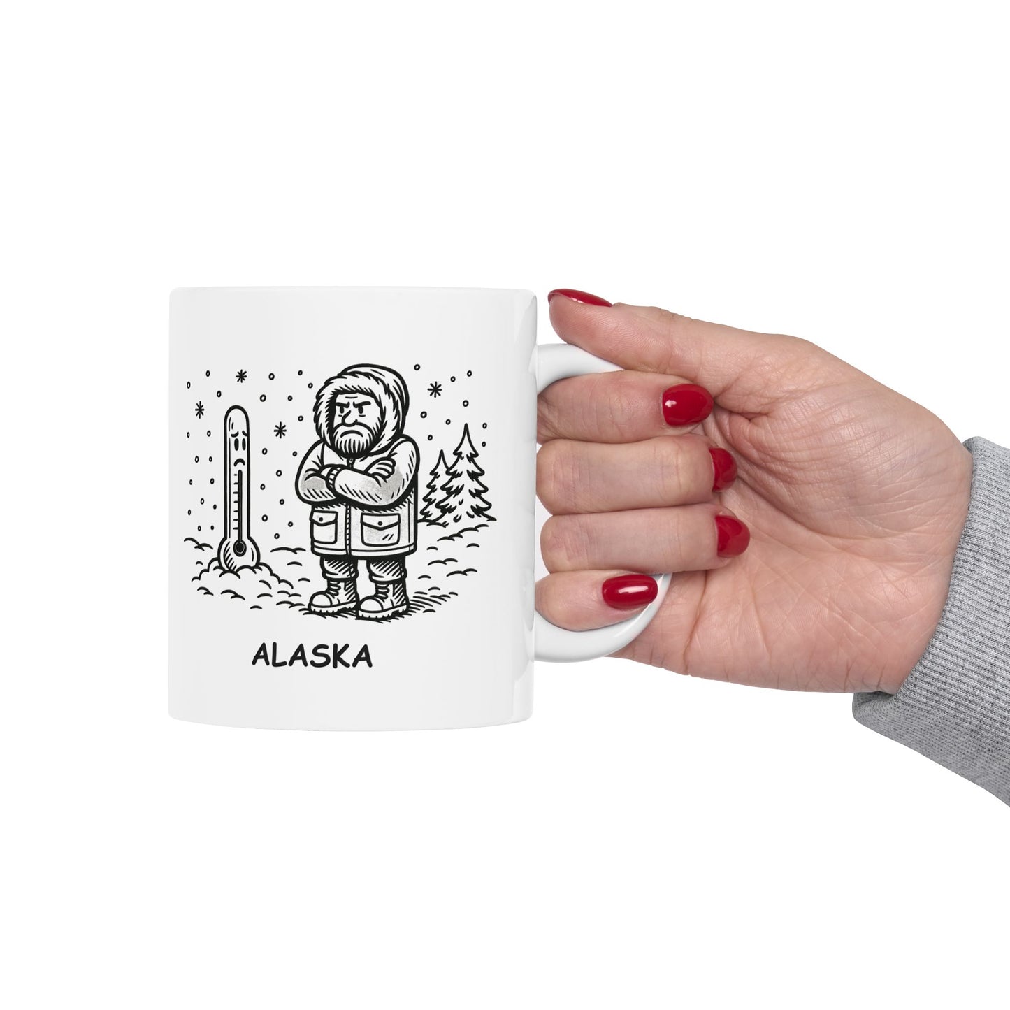 "If you can’t handle the cold, stay out of the snow." Ceramic Mug - 11/15oz - 12974