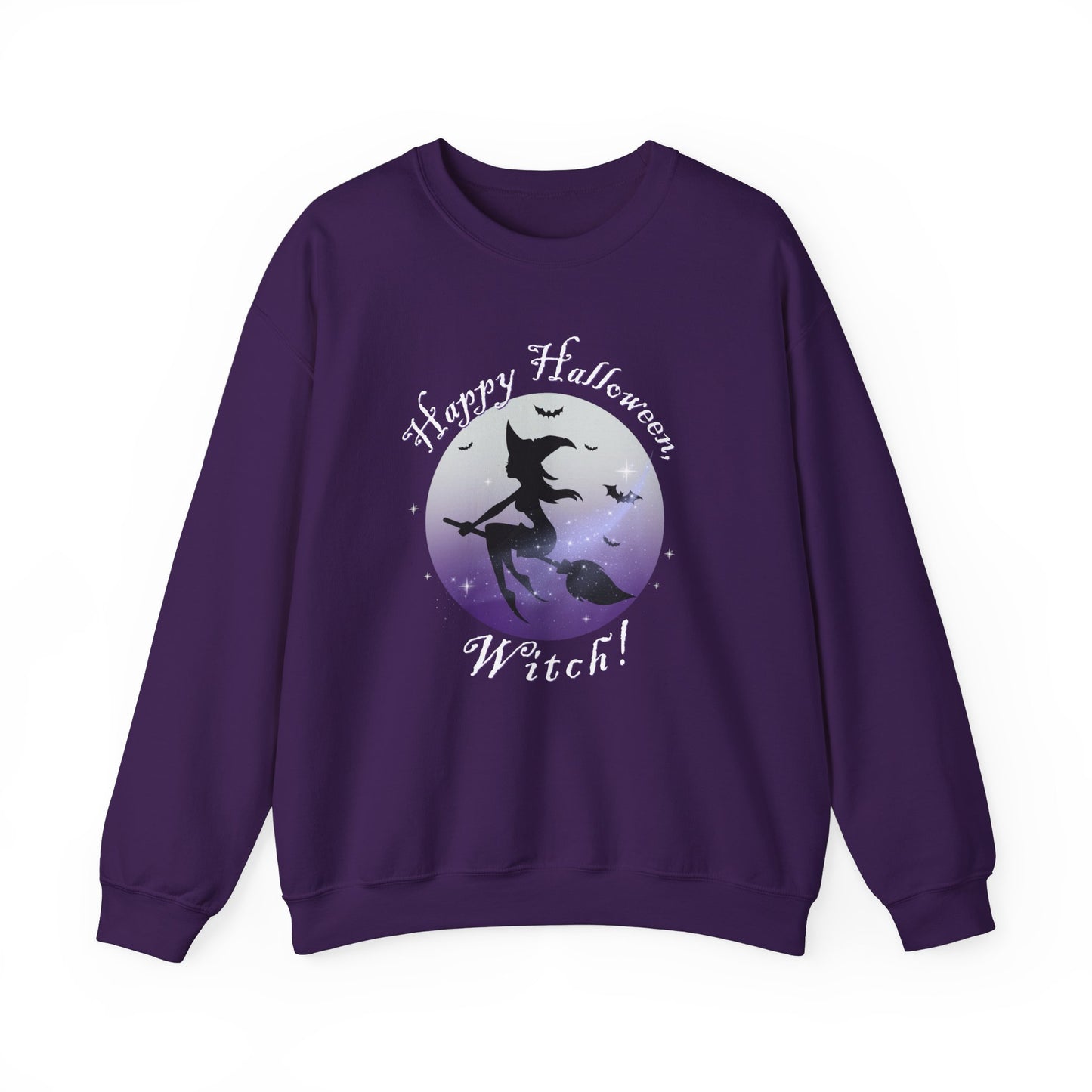 Happy Halloween, Witch! - Unisex Heavy Blend™ Crewneck Sweatshirt