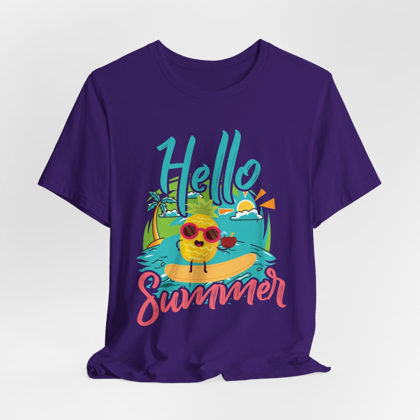 Hello Summer - Unisex Jersey Short Sleeve Tee - 13088