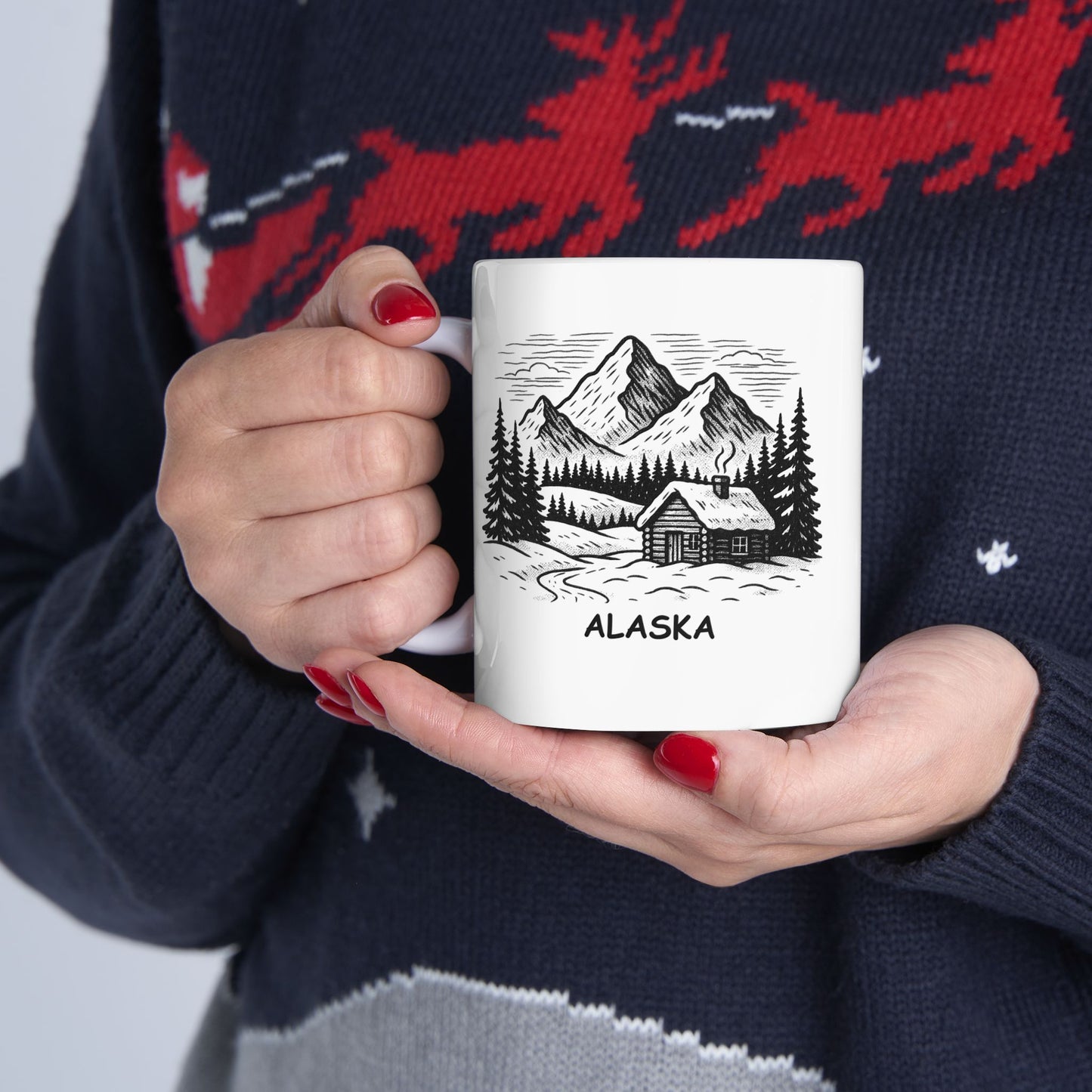 "Alaska: Where every other state is jealous of our snow." Ceramic Mug - 13051
