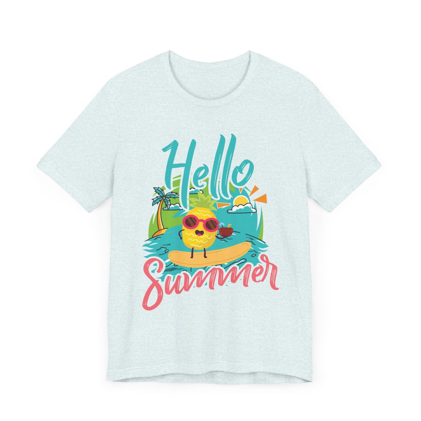 Hello Summer - Unisex Jersey Short Sleeve Tee - 13088