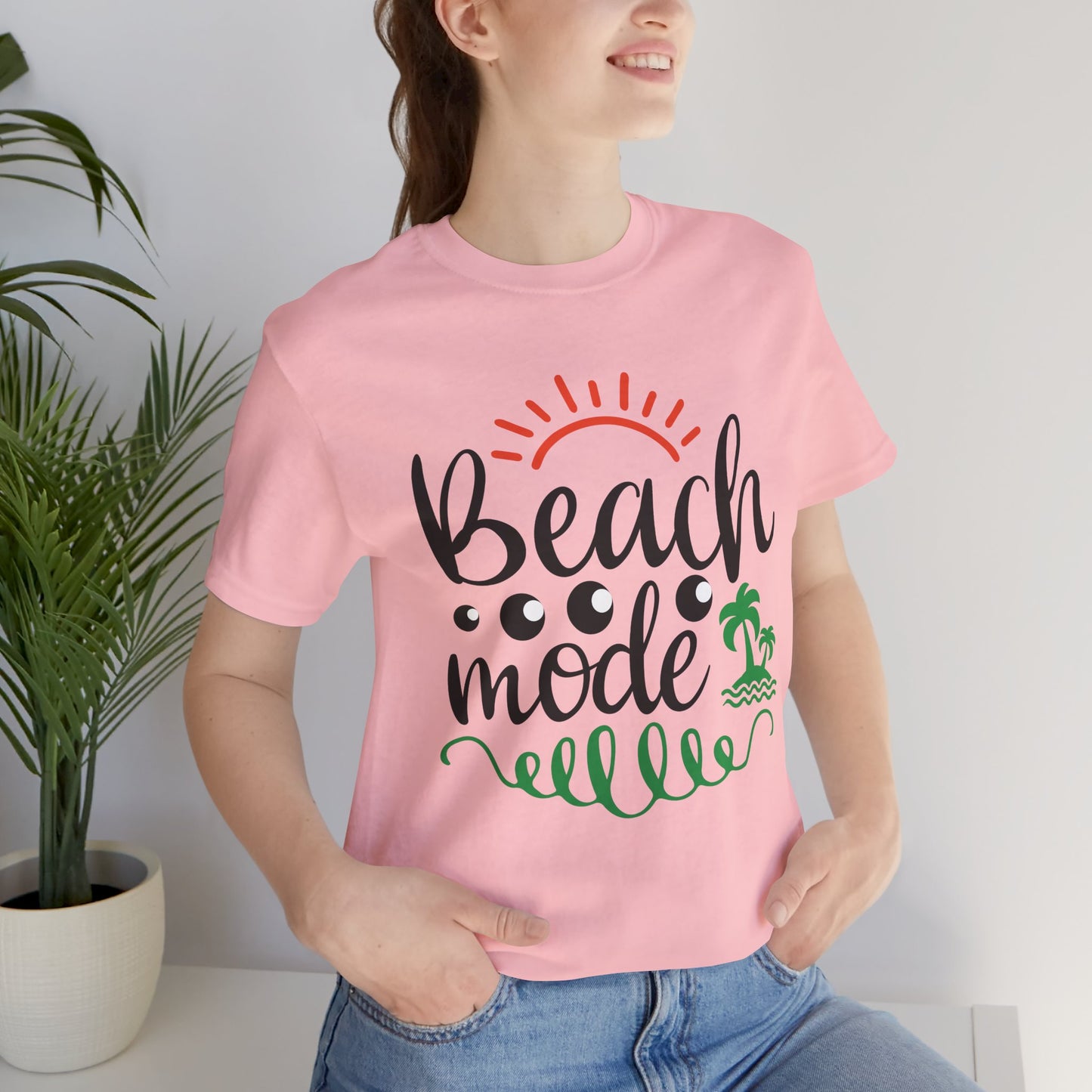 Summer: Beach Mode - Unisex Jersey Short Sleeve Tee - 13238