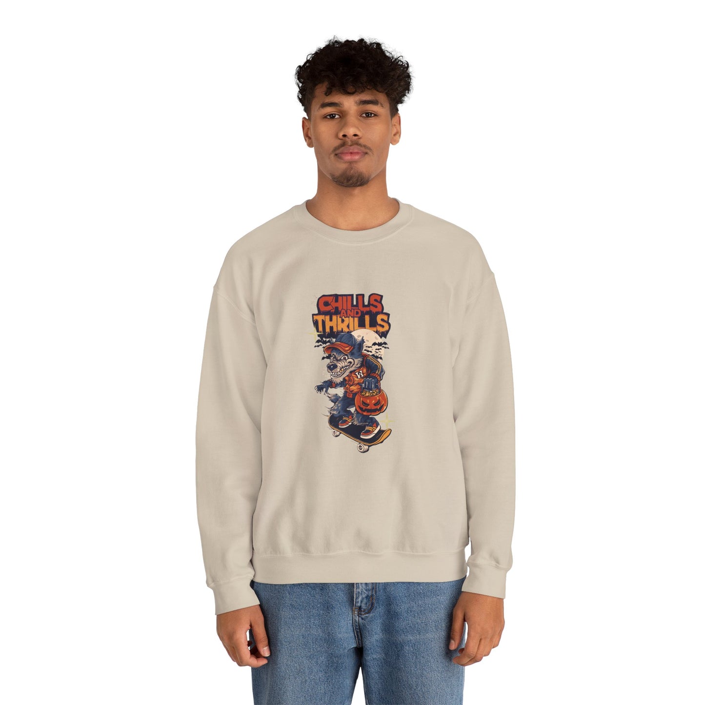 Chills & Thrills - Unisex Heavy Blend™ Crewneck Sweatshirt