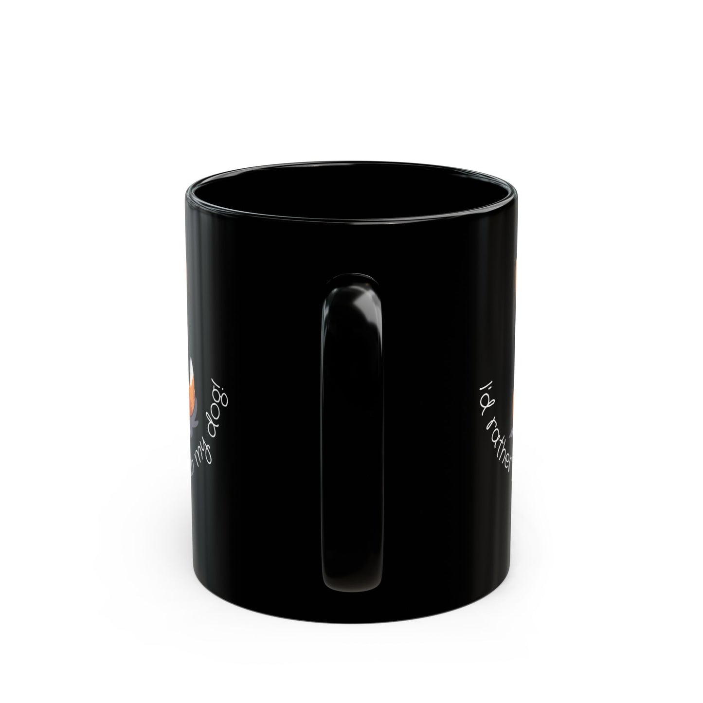 Corgi Lover's Black Mug - Perfect Gift for Dog Owners, Pet Lovers, Coffee Lovers, Corgi Gifts, Funny Dog Mug - 14079