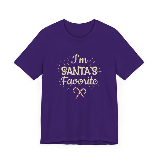 I'm Santa's Favorite - Unisex Jersey Short Sleeve Tee