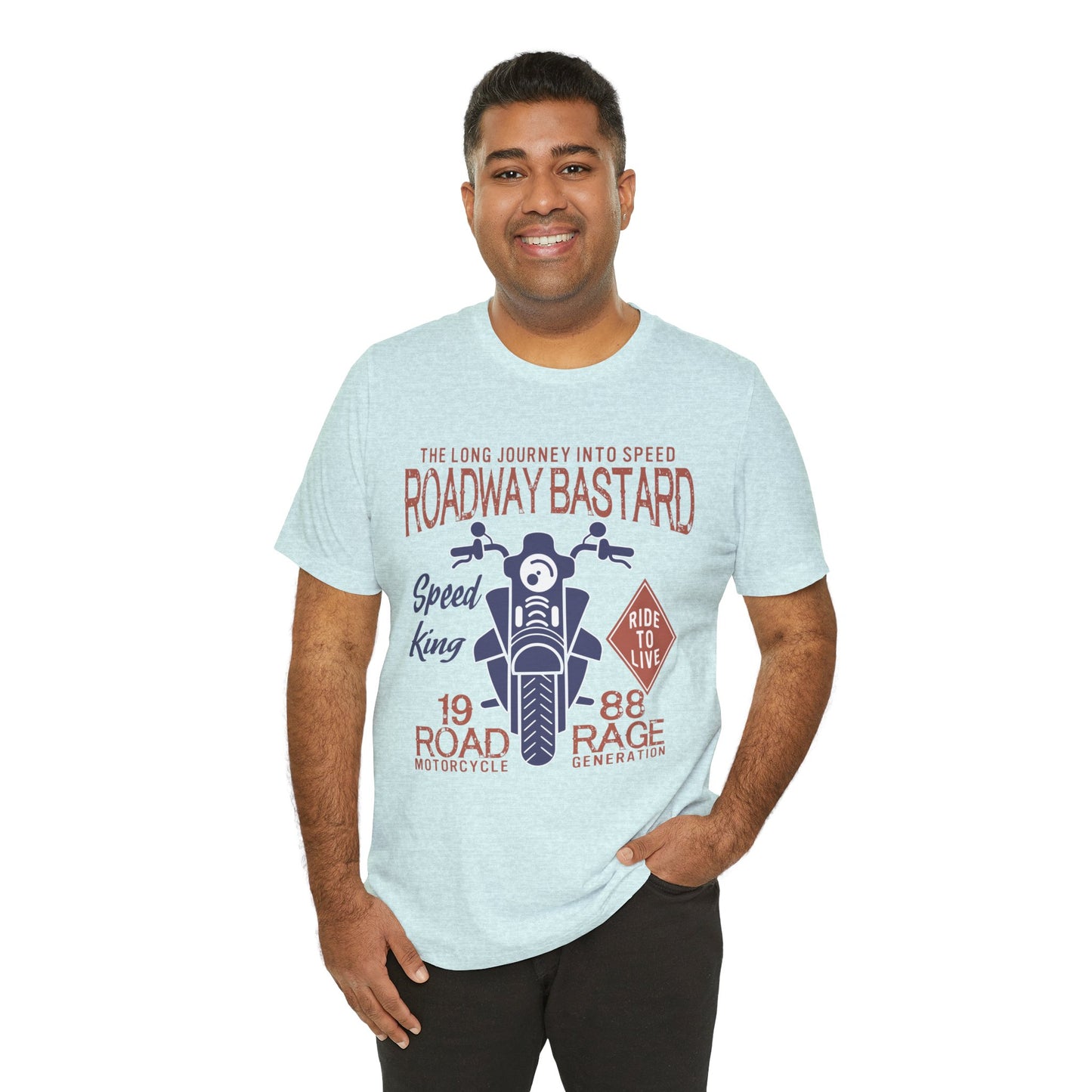 Roadway Bastard - Unisex Jersey Short Sleeve Tee