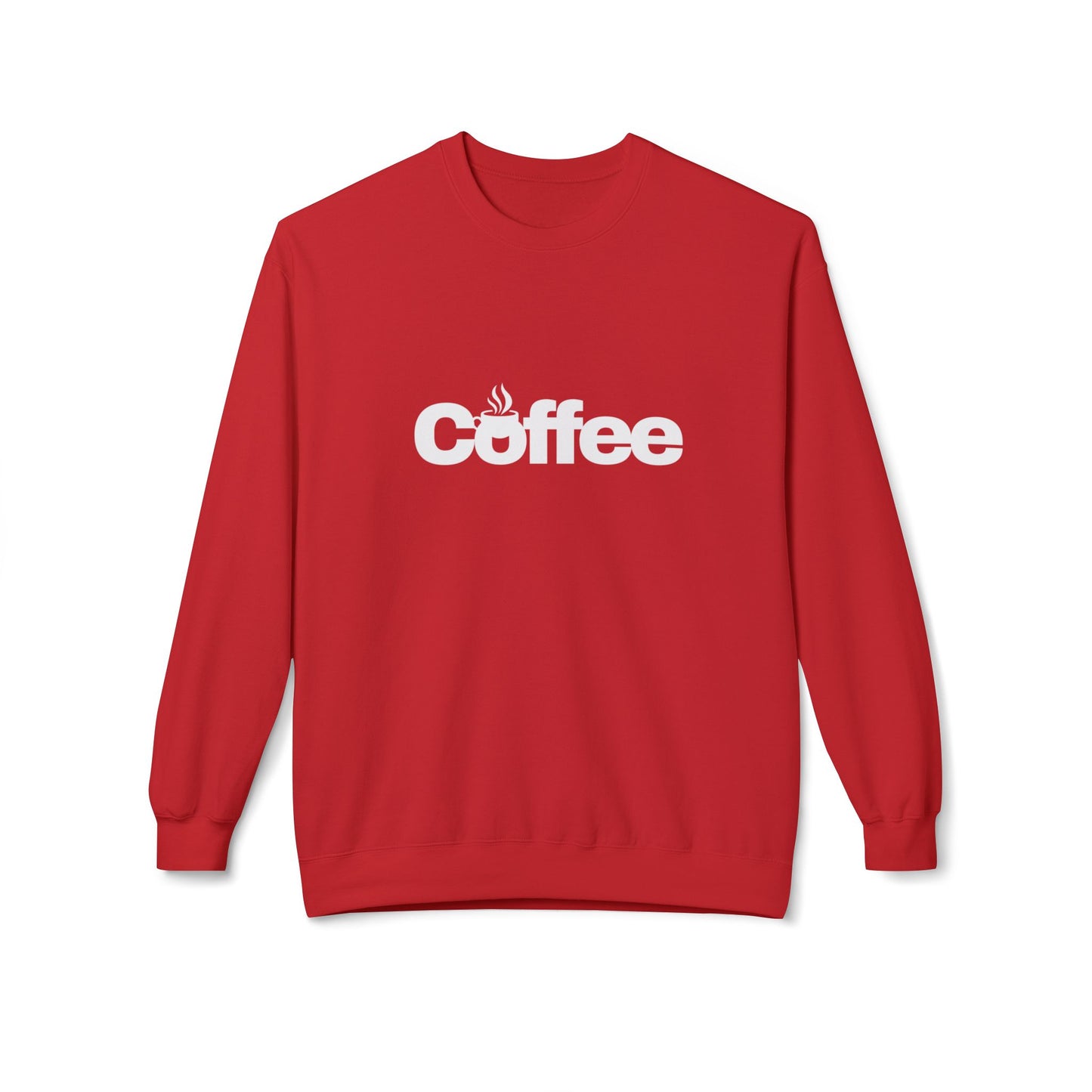 Coffee - Unisex Midweight Softstyle Fleece Crewneck Sweatshirt - 11315