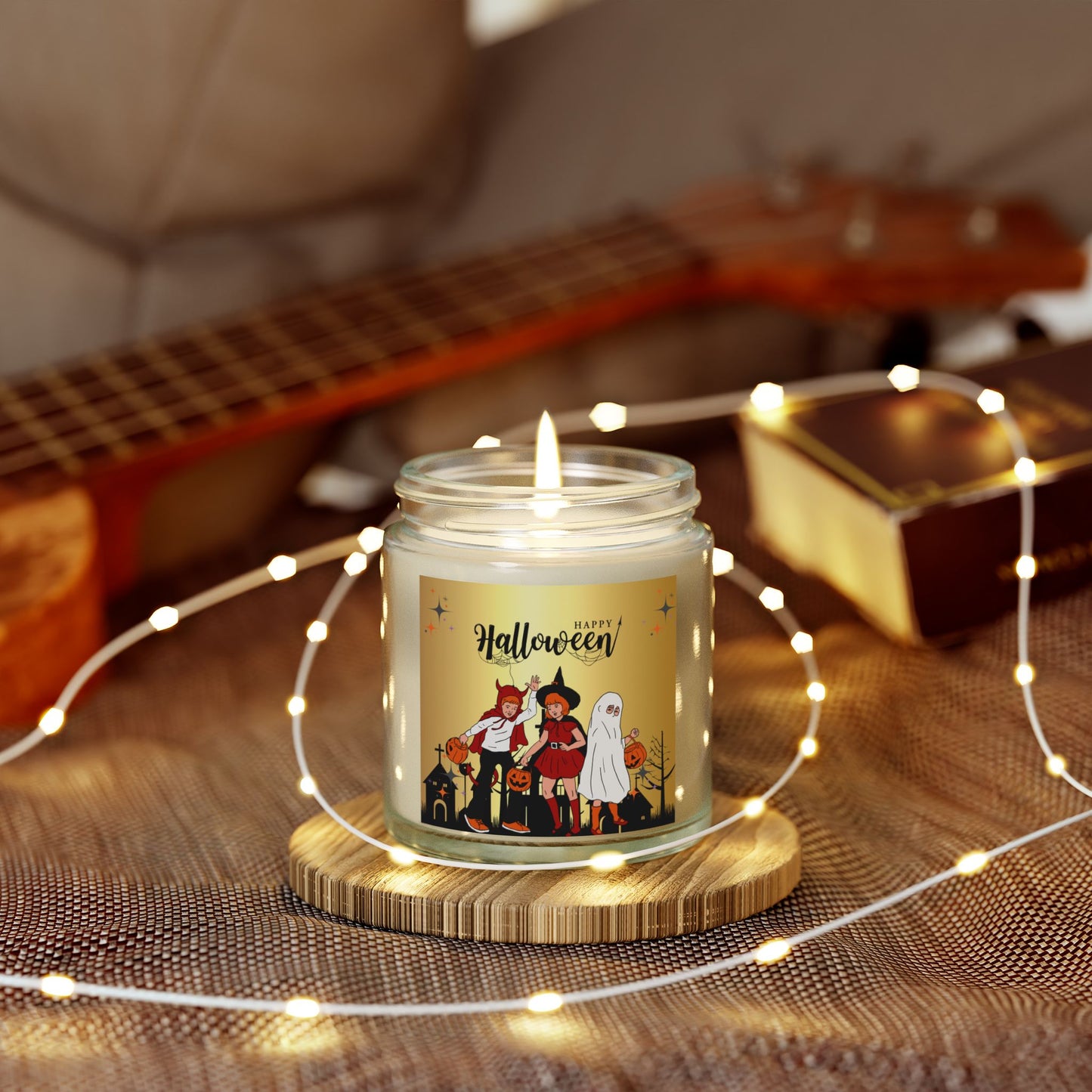 Kids, Happy Halloween - Coconut Apricot Wax (4oz, 9oz)