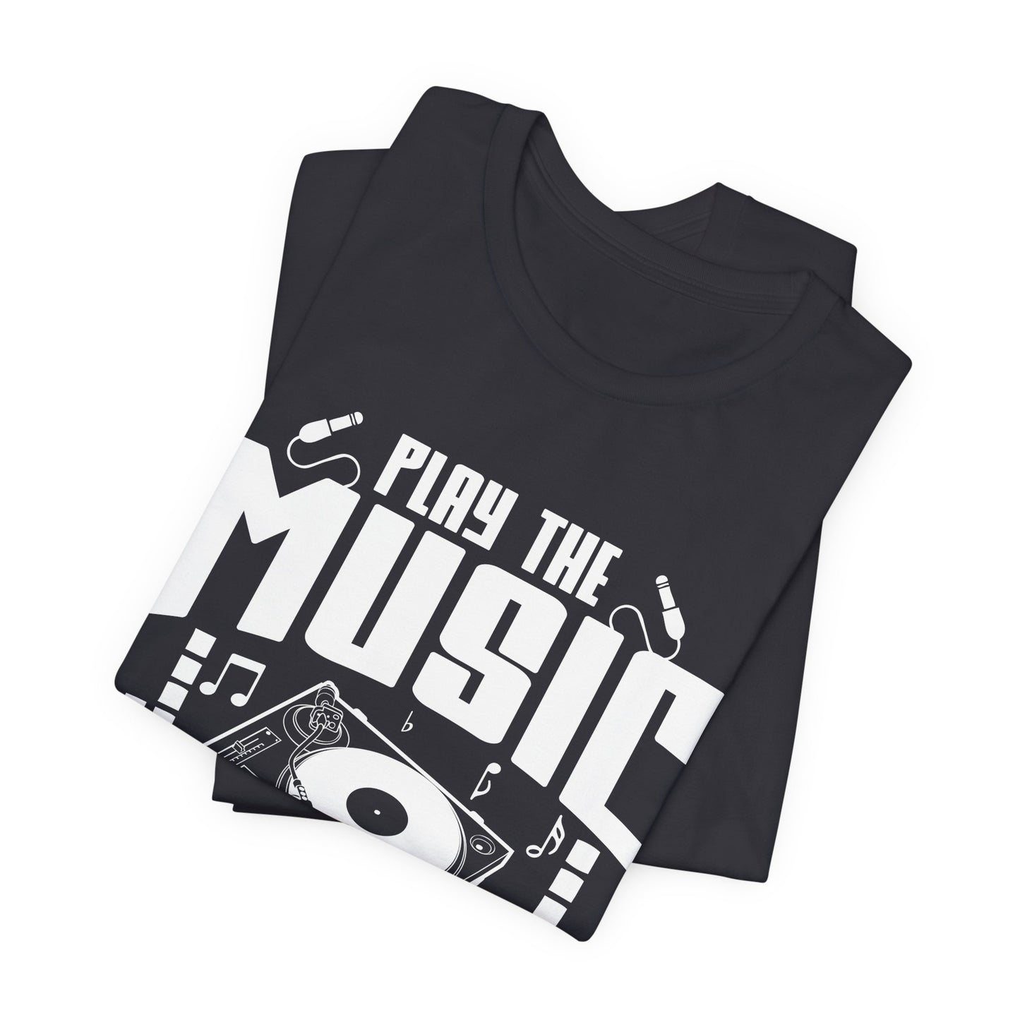 Play The Music Instrument - Unisex Jersey Short Sleeve Tee