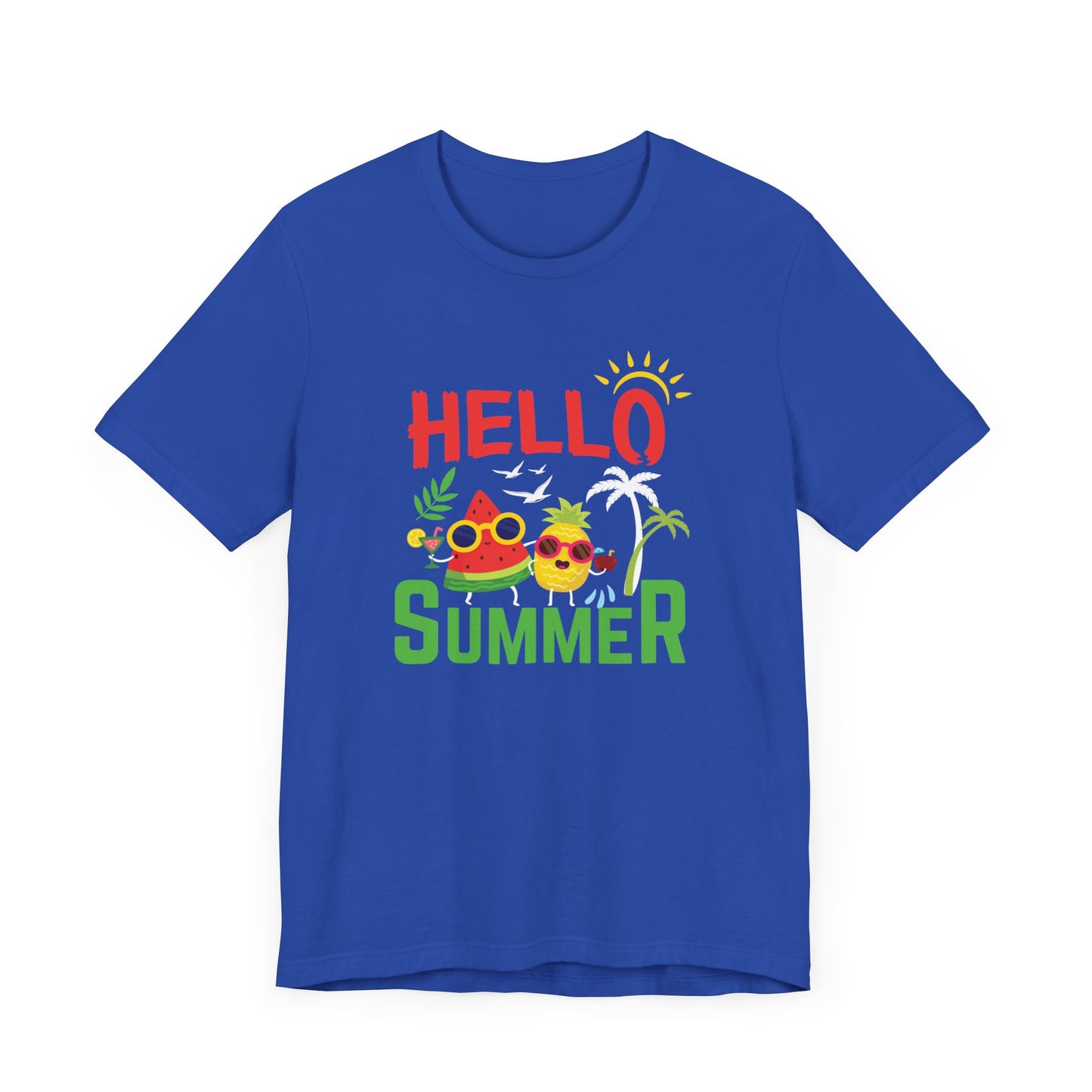 Hello Summer - Unisex Jersey Short Sleeve Tee - 13096