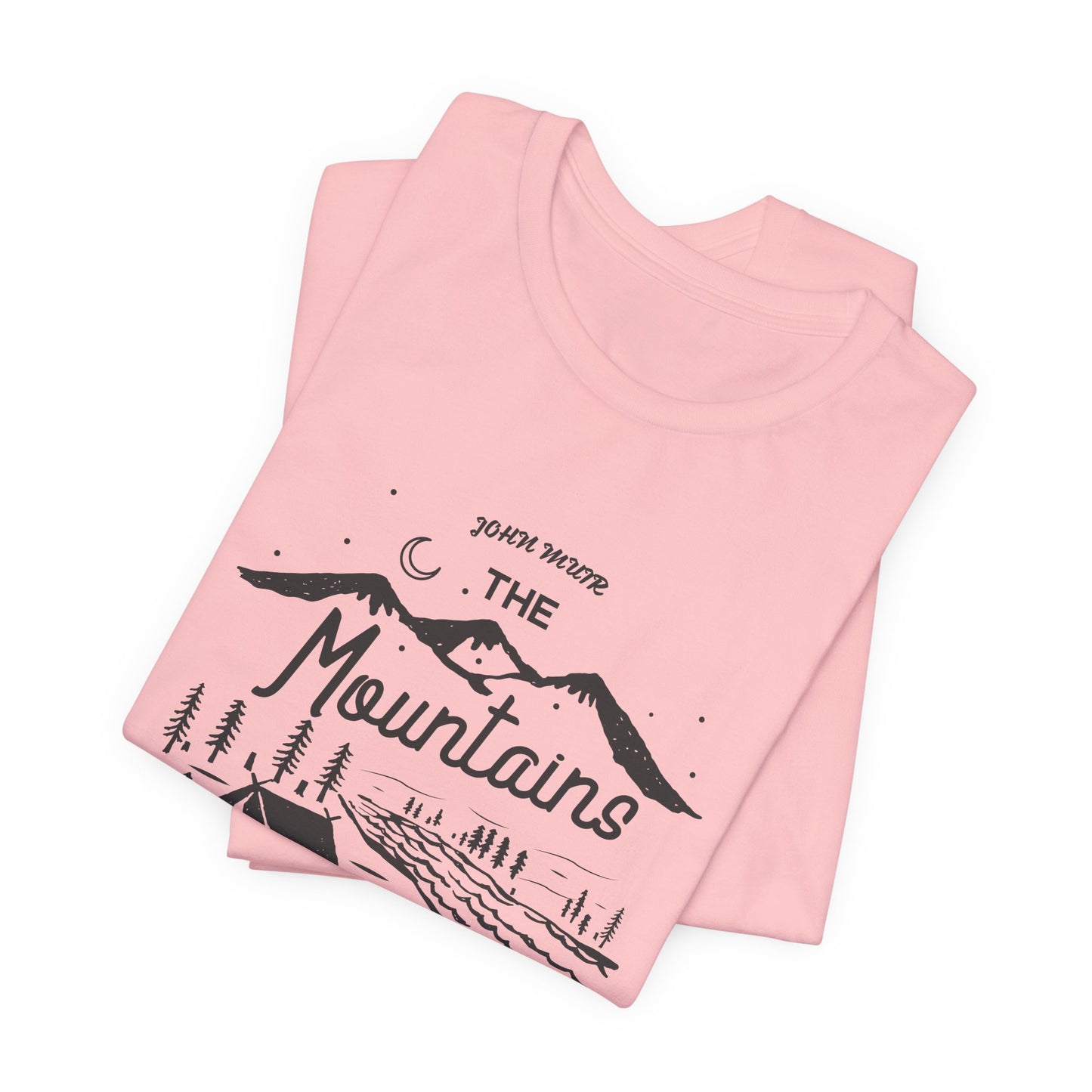 Mountains Are Calling & I Must Go - Unisex Jersey Short Sleeve Tee