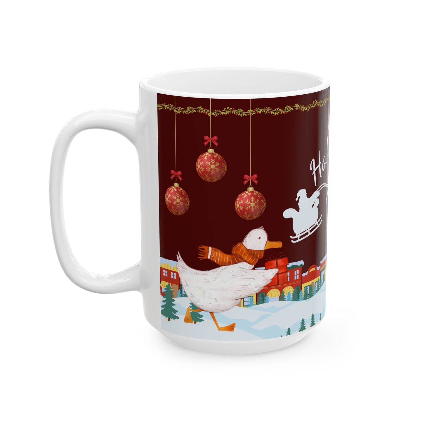 Christmas, Ho Ho Ho - Ceramic Mug, (11oz, 15oz) - 11072