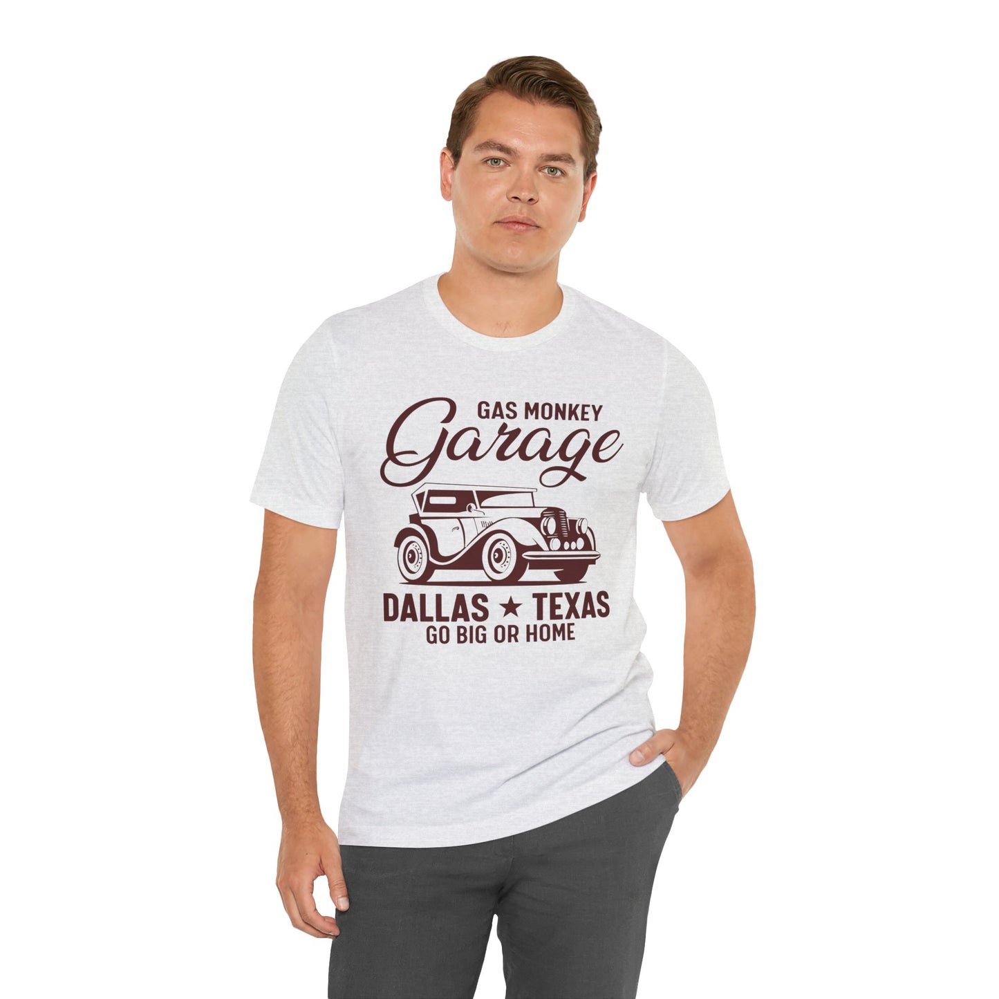 Gas Monkey Garage, Go Big or Home - Unisex Jersey Short Sleeve Tee - 13034