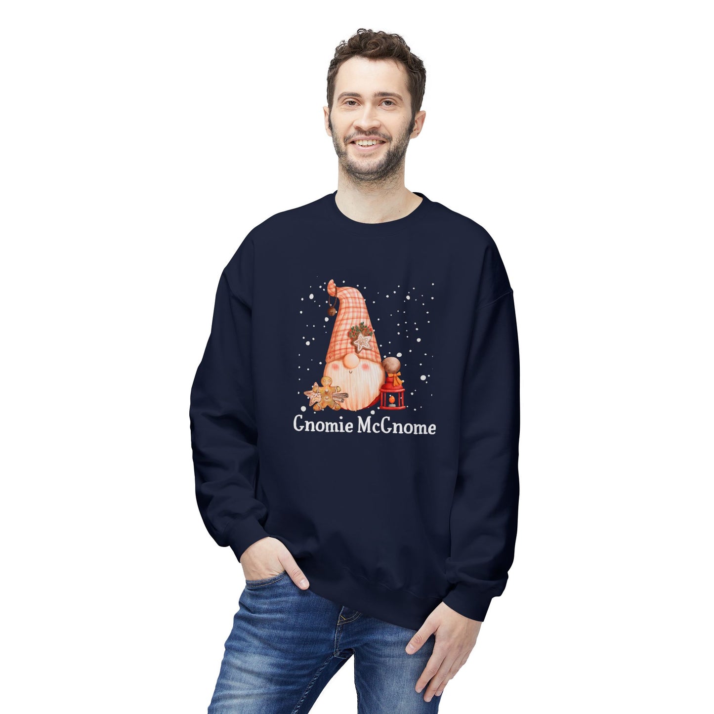 Gnomie Mcgnome - Unisex Midweight Softstyle Fleece Crewneck Sweatshirt - 10532