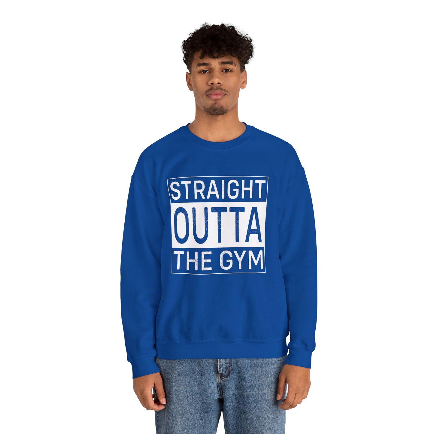 Straight Outta The Gym - Unisex Heavy Blend™ Crewneck Sweatshirt