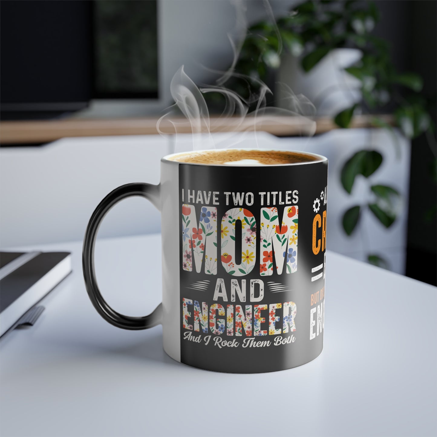 Women Are Created Equal, Only The Finest Become Engineers - Color Morphing Mug, 11oz