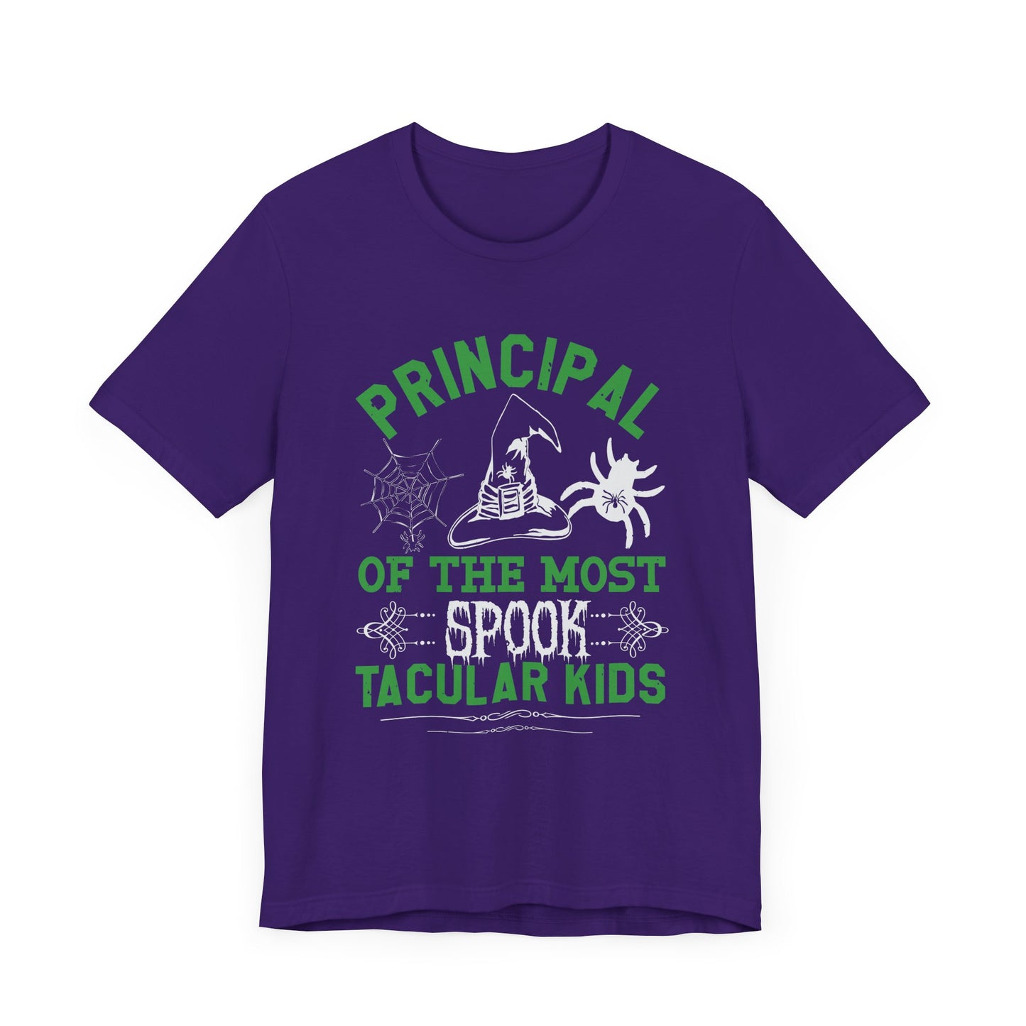 Principal of the Most Spook-Tacular Kids - Unisex Jersey Short Sleeve Tee - 12484