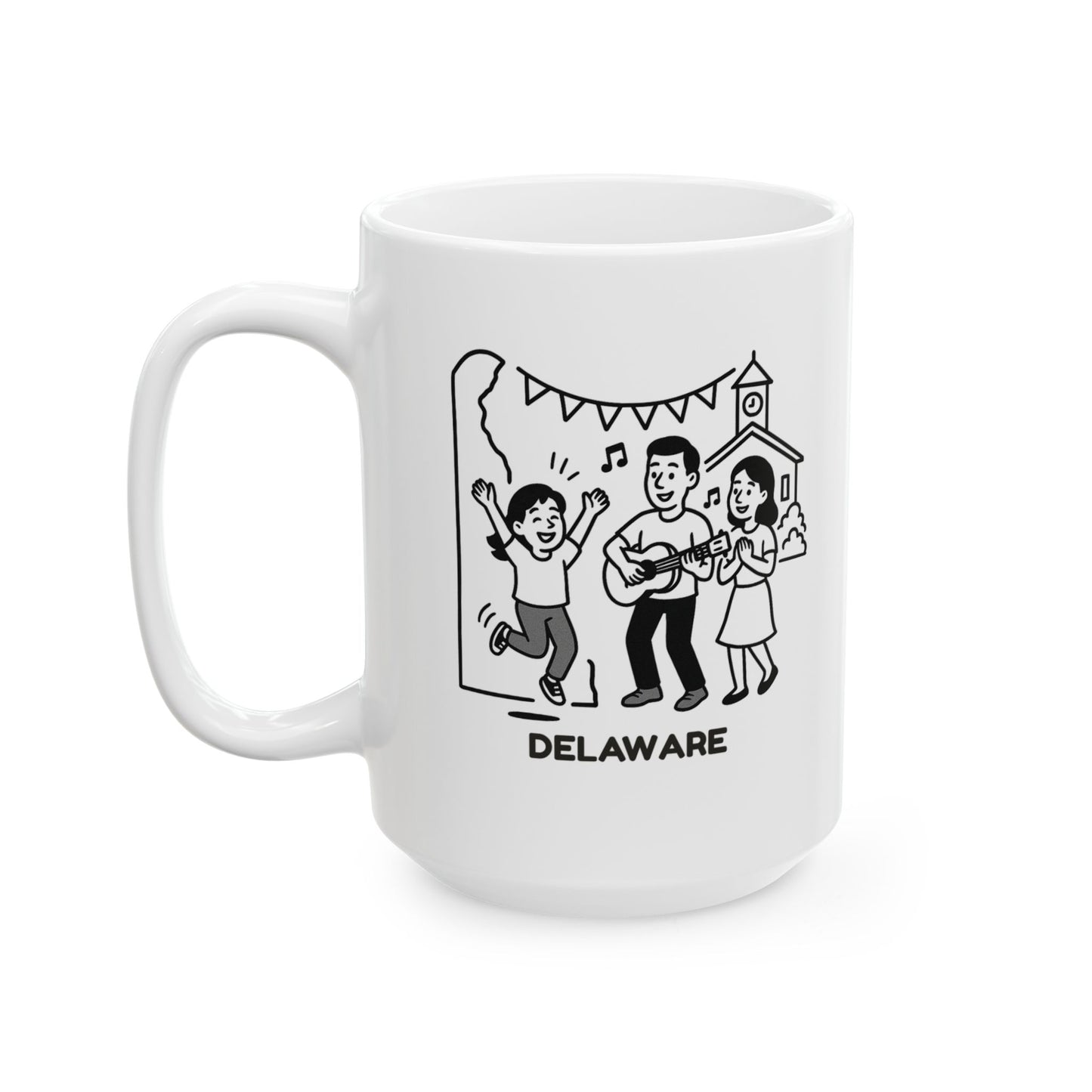 "In Delaware, we take ‘small-town vibes’ and turn them into big-time fun." Ceramic Mug - 14180