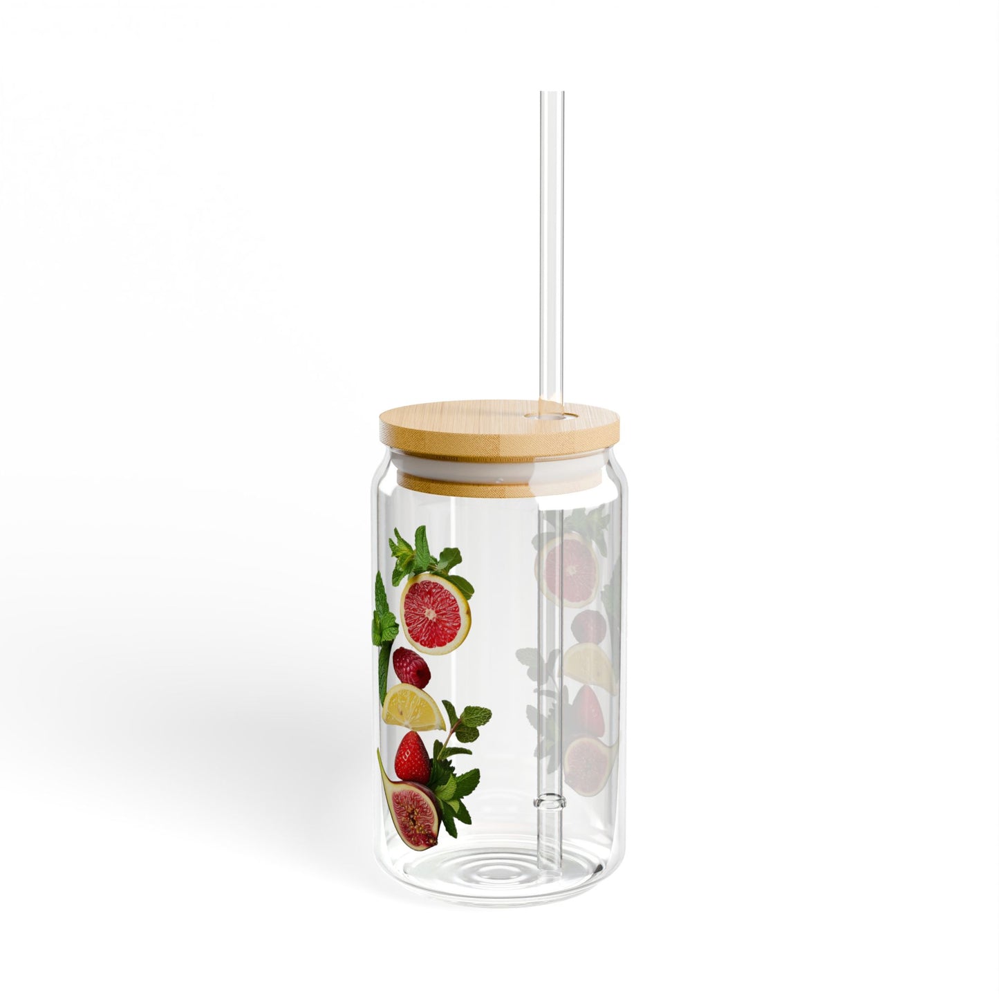 Pure, Fresh, and Fruity Fun,  Customizable - Sipper Glass, 16oz