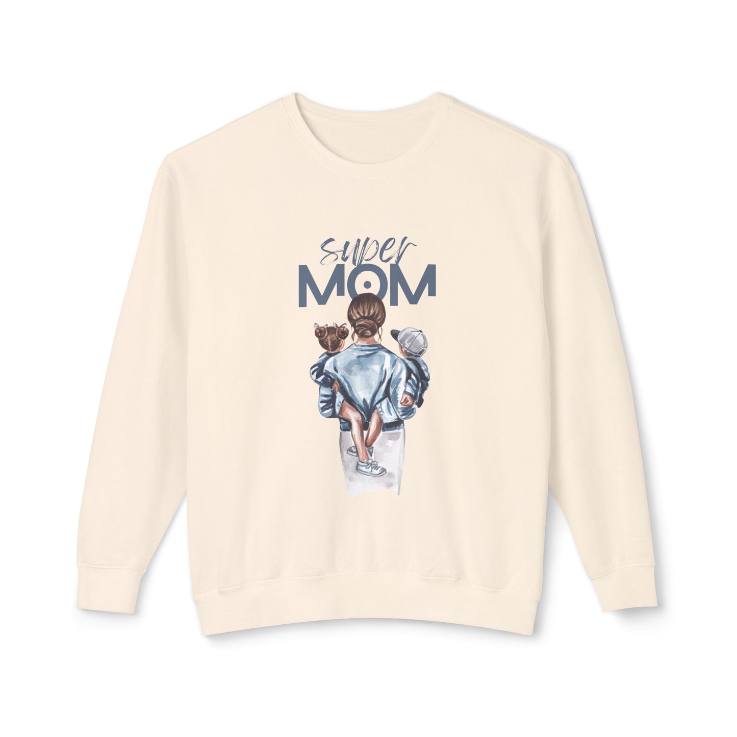 Super Mom - Unisex Lightweight Crewneck Sweatshirt - 10593