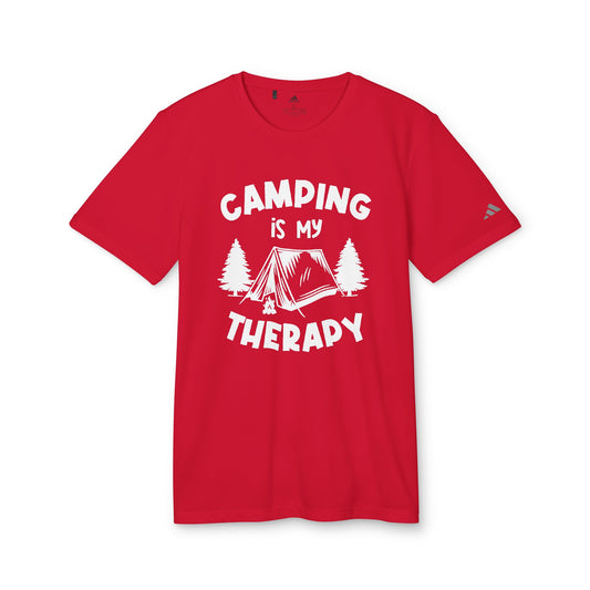 Camping Is My Therapy - Adidas Unisex Sport T-shirt