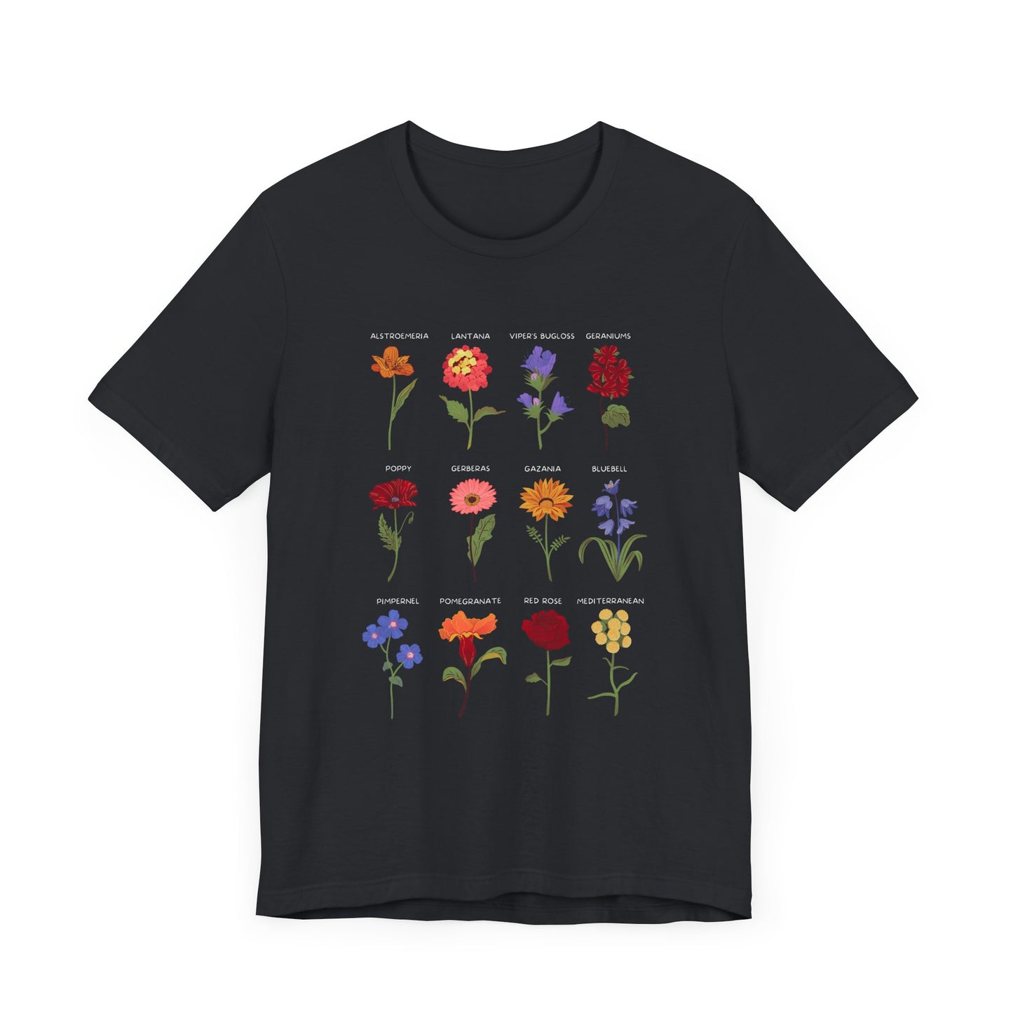 Summer Flowers - Unisex Jersey Short Sleeve Tee - 11568