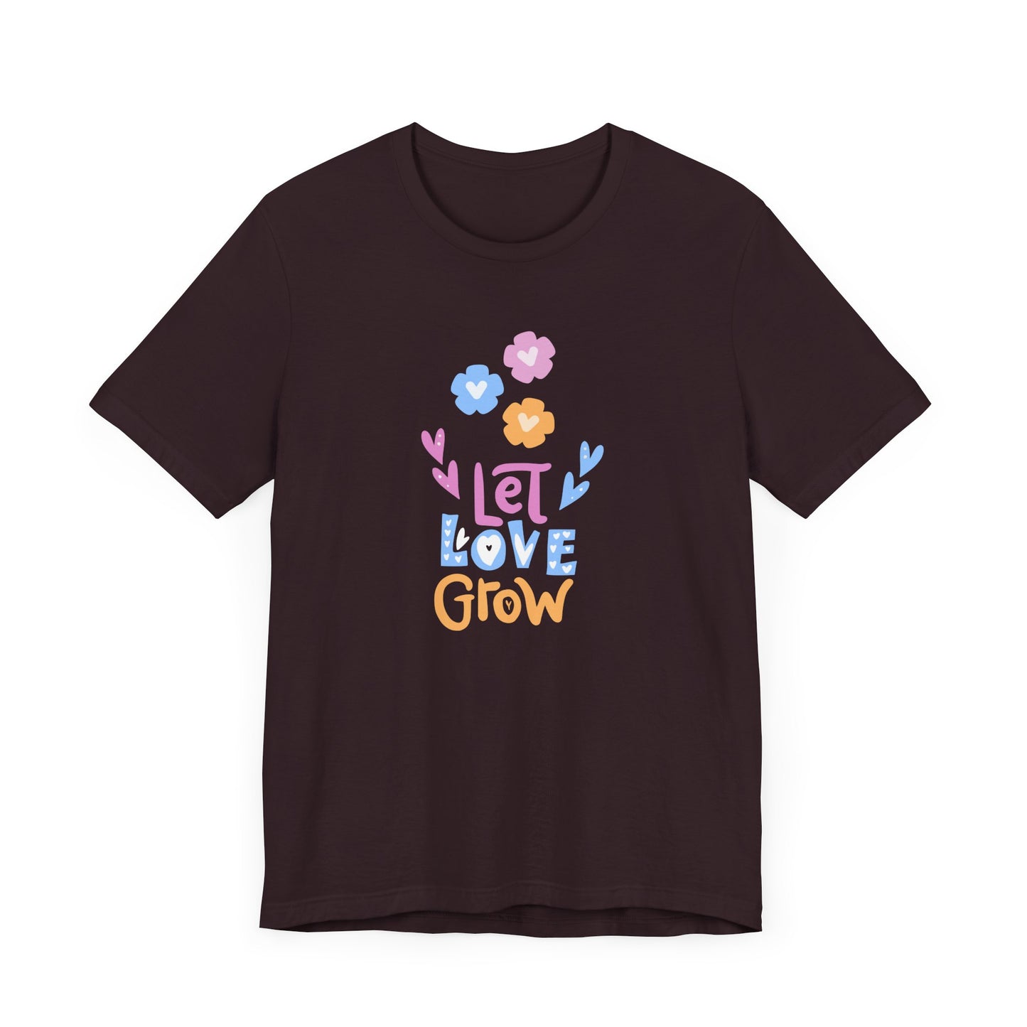 Let Love Grow - Unisex Jersey Short Sleeve Tee - 11402