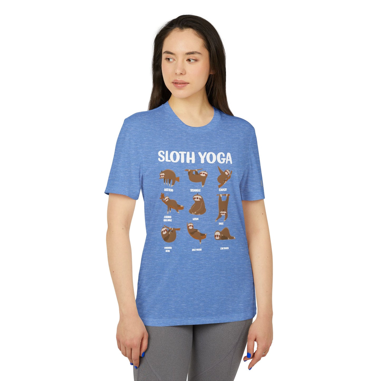 Sloth Yoga - Adidas Unisex Sport T-shirt - 12219