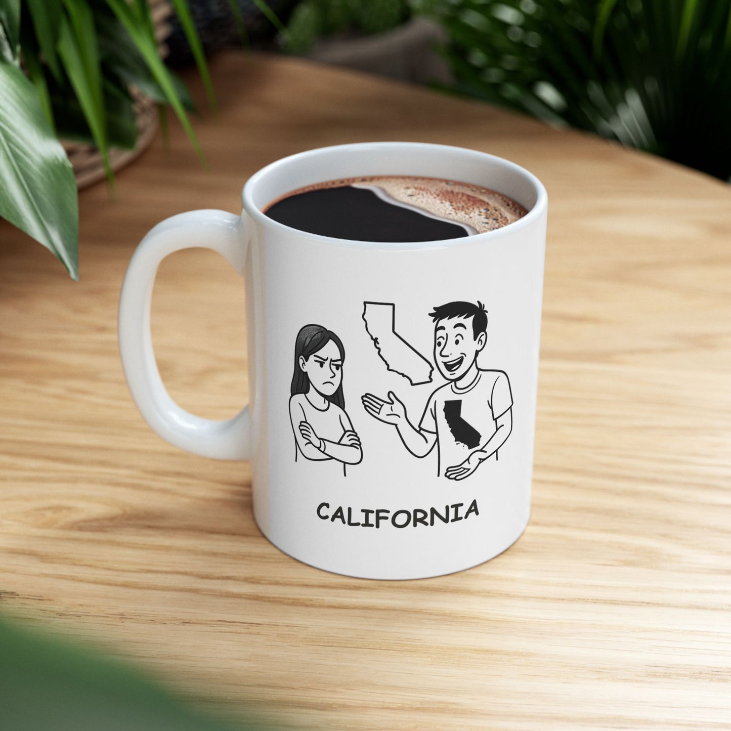"I’m not arguing, I’m just explaining why California is the best." Ceramic Mug - 11oz & 15oz - 12728