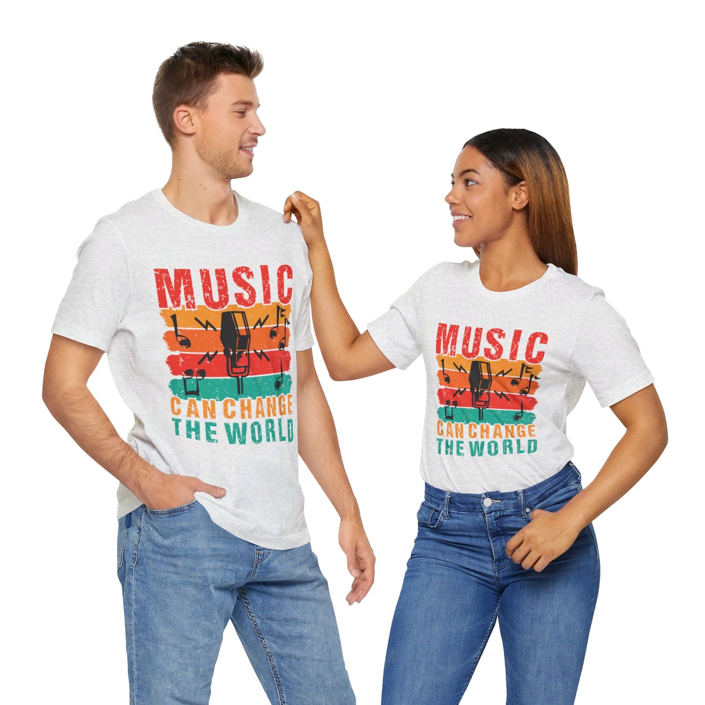 Music Can Change The World - Unisex Jersey Short Sleeve Tee