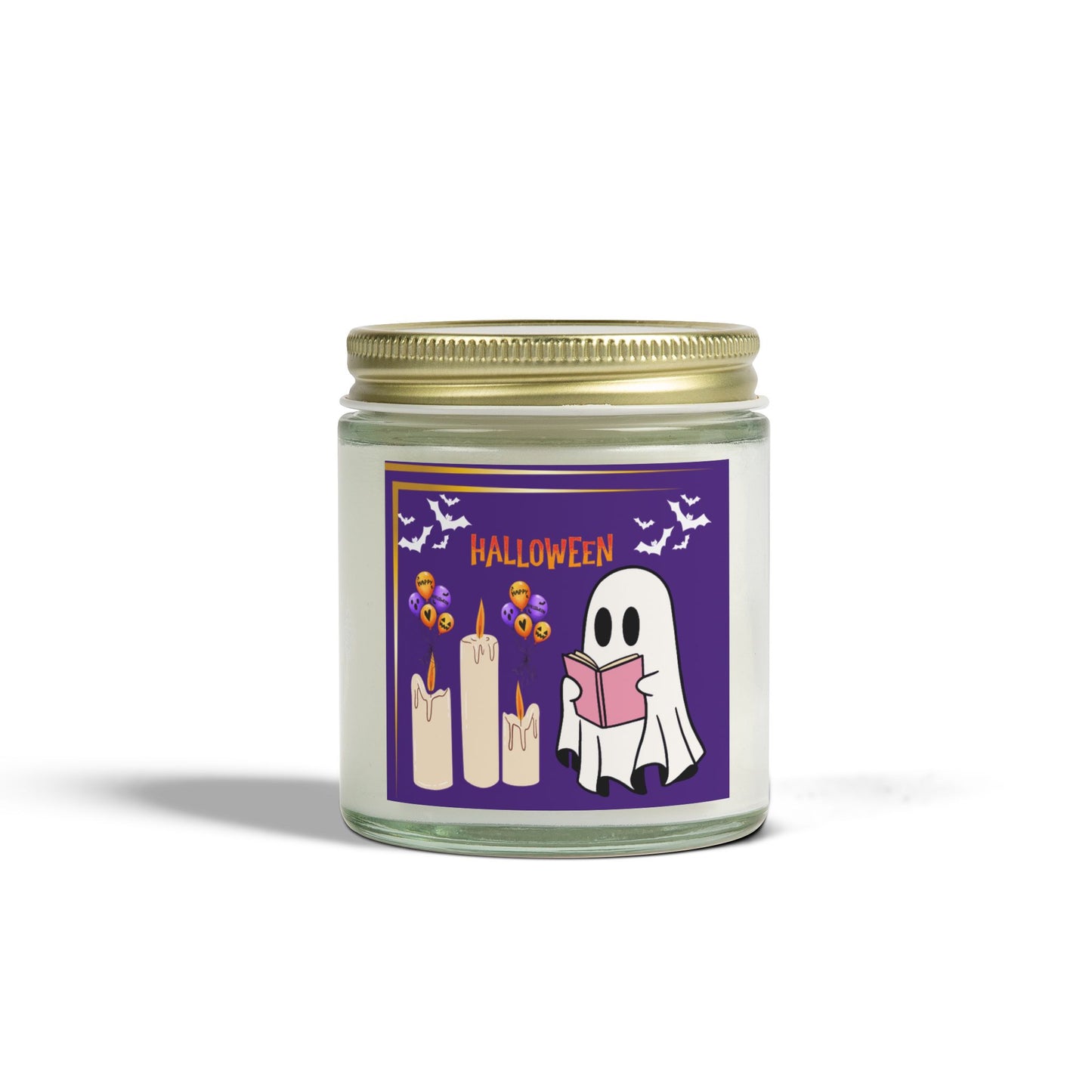 Halloween - Scented Coconut Apricot Candles (4oz, 9oz)