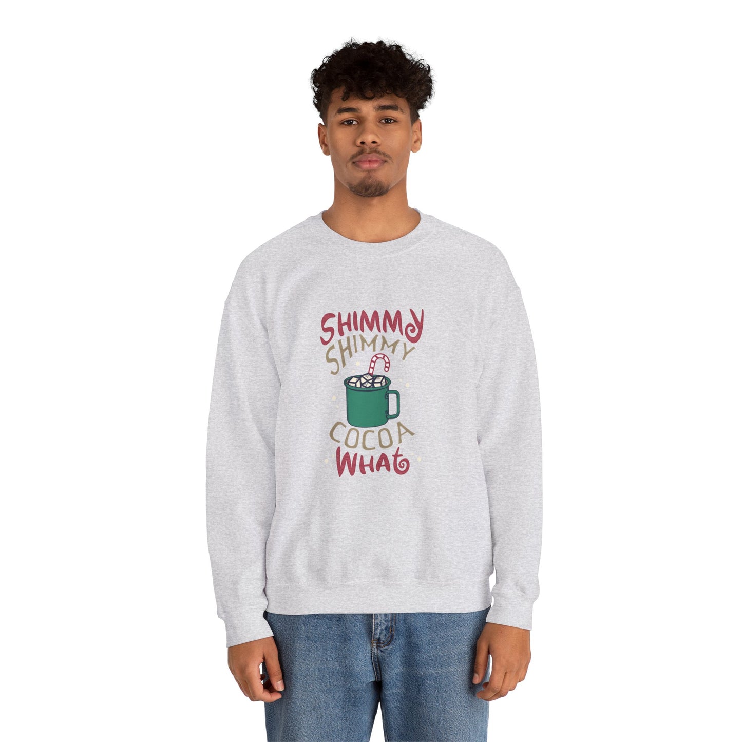 Shimmy Shimmy Cocoa What - Unisex Heavy Blend™ Crewneck Sweatshirt